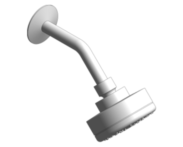Revit, Bim, Store, Components, MEP, Object, Grohe, Plumbing, Fixtures, 14, METRIC, New, Tempesta, Cosmopolitan, 100, Head, Shower, 27869000