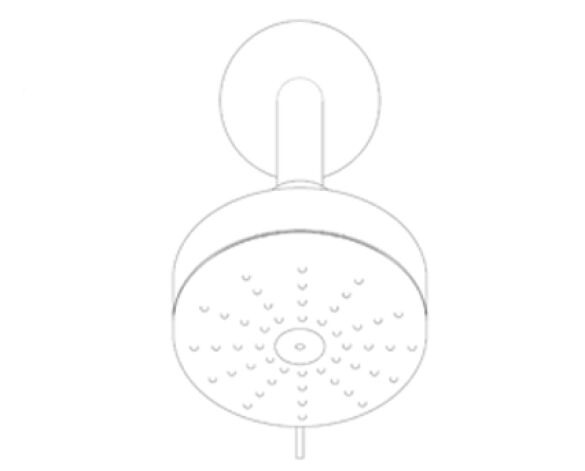 Revit, Bim, Store, Components, MEP, Object, Grohe, Plumbing, Fixtures, 14, METRIC, New, Tempesta, Cosmopolitan, 100, Head, Shower, 27869000