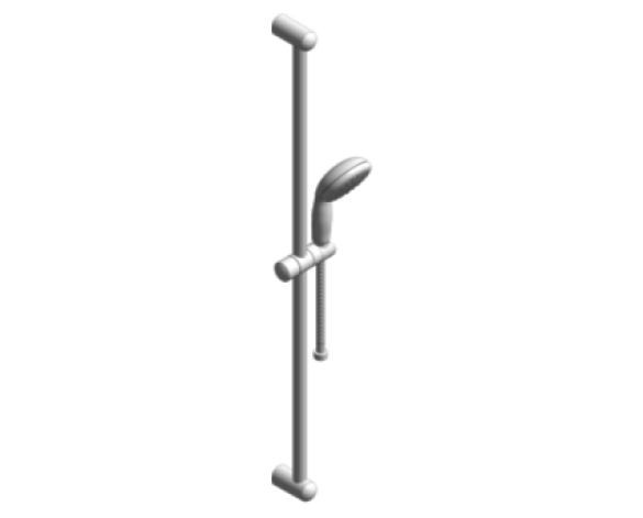 Revit, Bim, Store, Components, MEP, Object, Grohe, Plumbing, Fixtures, 14, METRIC, New, Tempesta, Shower, Rail, Set, 27644000