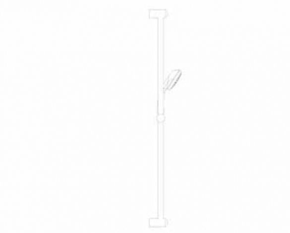 Revit, Bim, Store, Components, MEP, Object, Grohe, Plumbing, Fixtures, 14, METRIC, New, Tempesta, Shower, Rail, Set, 27644000