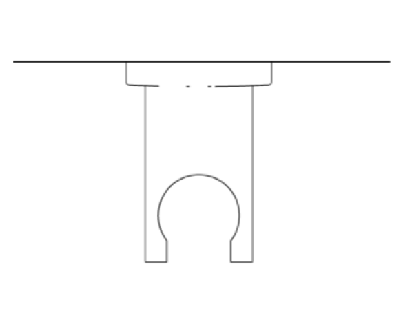 GROHE Rainshower Handdouchehouder - niet verstelbaar - ronde rozet GROHE Rainshower Handdouchehouder - niet verstelbaar - ronde rozet