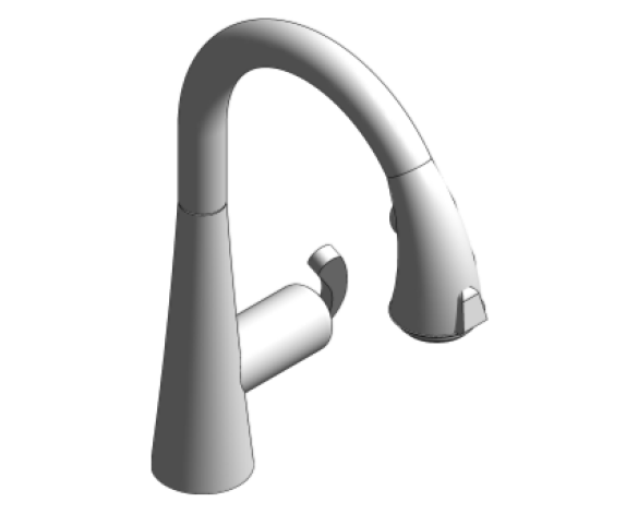 Revit, Bim, Store, Components, MEP, Object, Grohe, Plumbing, Fixtures, 14, METRIC, Zedra, Single, Lever, Sink, Mixer, 32294000