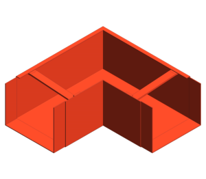 Product: Rain Water Box Gutter Corner