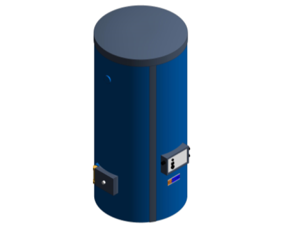 Revit, BIM, Download, Free, Components, boiler, hamworthy, heating, mechanical, fixture, Powerstock, Calorifier, indirect, fired, hot, water, storage