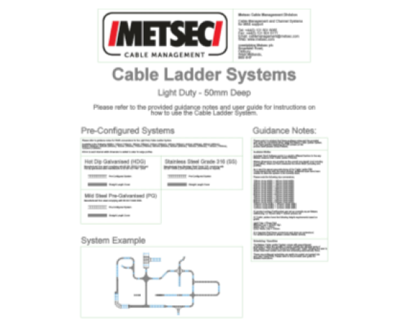 Metsec Ladder Cable Ladder Systems | Bimstore
