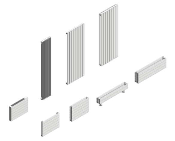Revit Radiator bimstore - Myson - New Decor