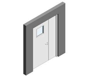 Product: Series 10B 60min Security Door (Unequal Pair NG11)