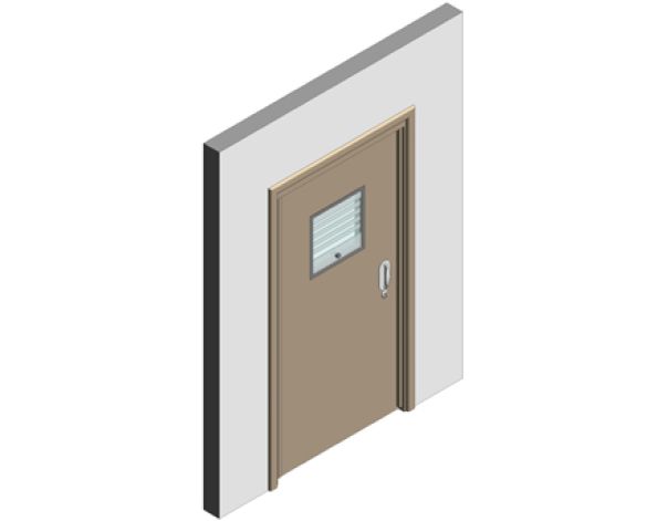 Revit, BIM, Download, Free, Components, Doorset, Double, Fire, Door, Doors, Ligature, Health, Care, Sure, Close, Healthcare