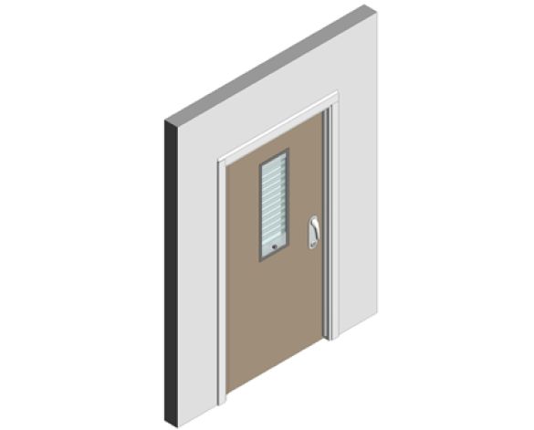 Revit, BIM, Download, Free, Components, Doorset, Double, Fire, Door, Doors, Ligature, Health, Care, Sure, Close, Healthcare