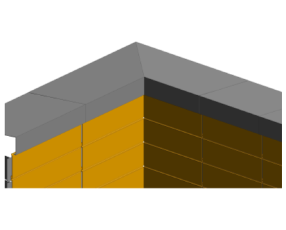 Bim,content,object,component,BIM, Store, Revit,original,high,quality, Sotech,Optima,XPC,Extruded,Plank,Rainscreen,Cladding,System,External,Facade,flat,face,module,castellated,extruded,aluminium,Carrier,Panel,Interior,Versitile,Exterior,Covering,200mm,2mm, closed, 10mm, open, joint,horizontal