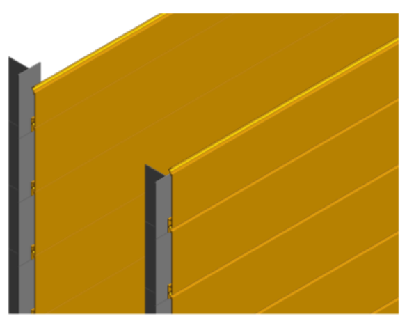 Bim,content,object,component,BIM, Store, Revit,original,high,quality, Sotech,Optima,XPC,Extruded,Plank,Rainscreen,Cladding,System,External,Facade,flat,face,module,castellated,extruded,aluminium,Carrier,Panel,Interior,Versitile,Exterior,Covering,200mm,2mm, closed, 10mm, open, joint,horizontal