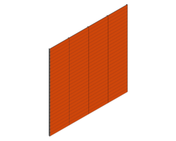 Bim,content,object,component,BIM, Store, Revit,original,high,quality, Sotech,Optima,XPC,Extruded,Plank,Rainscreen,Cladding,System,External,Facade,flat,face,module,castellated,extruded,aluminium,Carrier,Panel,Interior,Versitile,Exterior,Covering,225mm,2mm, closed, 10mm, open, joint,horizontal