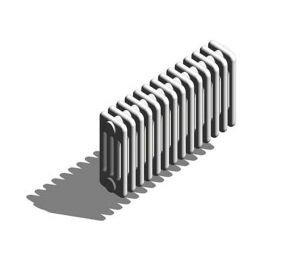 Product: Classic Column Horizontal Radiator (4 Columns)
