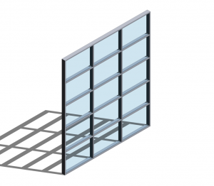 Product: Technal MX 62 Curtain Walling