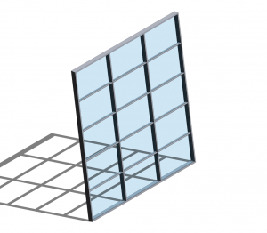 Product: Technal MX Sloped Curtain Walling