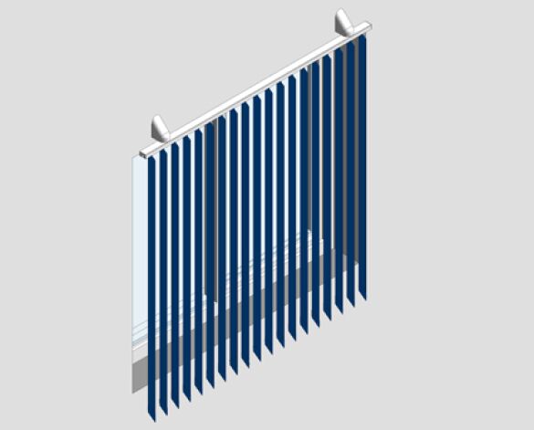 Revit, BIM, Download, Free, Components, Window, Décor, VL31, Premium, Profiled, Vertical, Blind