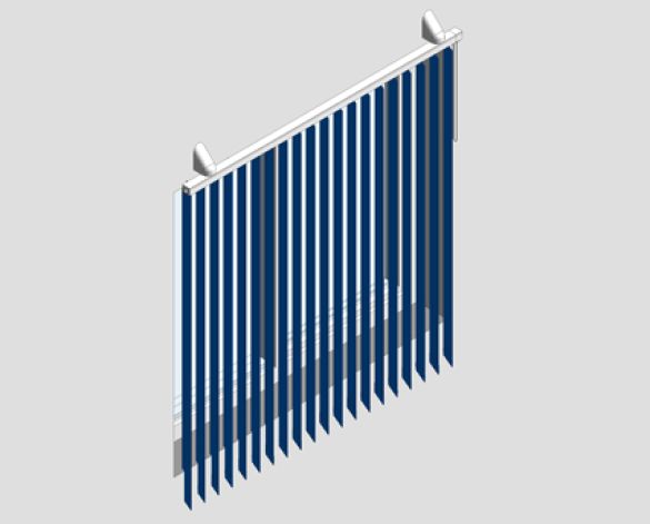 Revit, BIM, Download, Free, Components, Window, Décor, VL60, Bead-chain, VL64, Crank, Mono, Control, Vertical, Blind