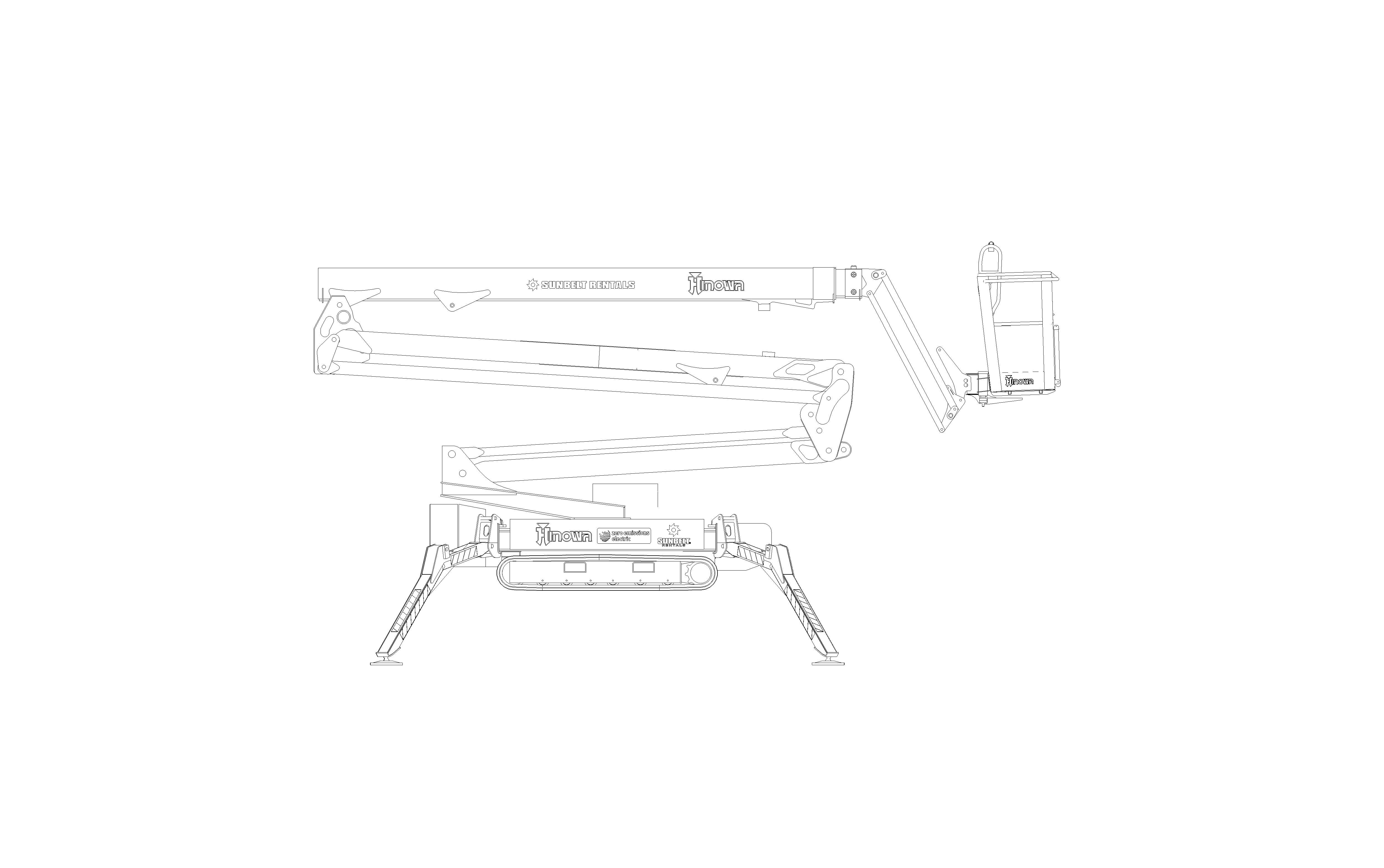 Product: Sunbelt Rentals - Compact Crawler Boom - Hinowa Lightlift 26-14 (Electric)