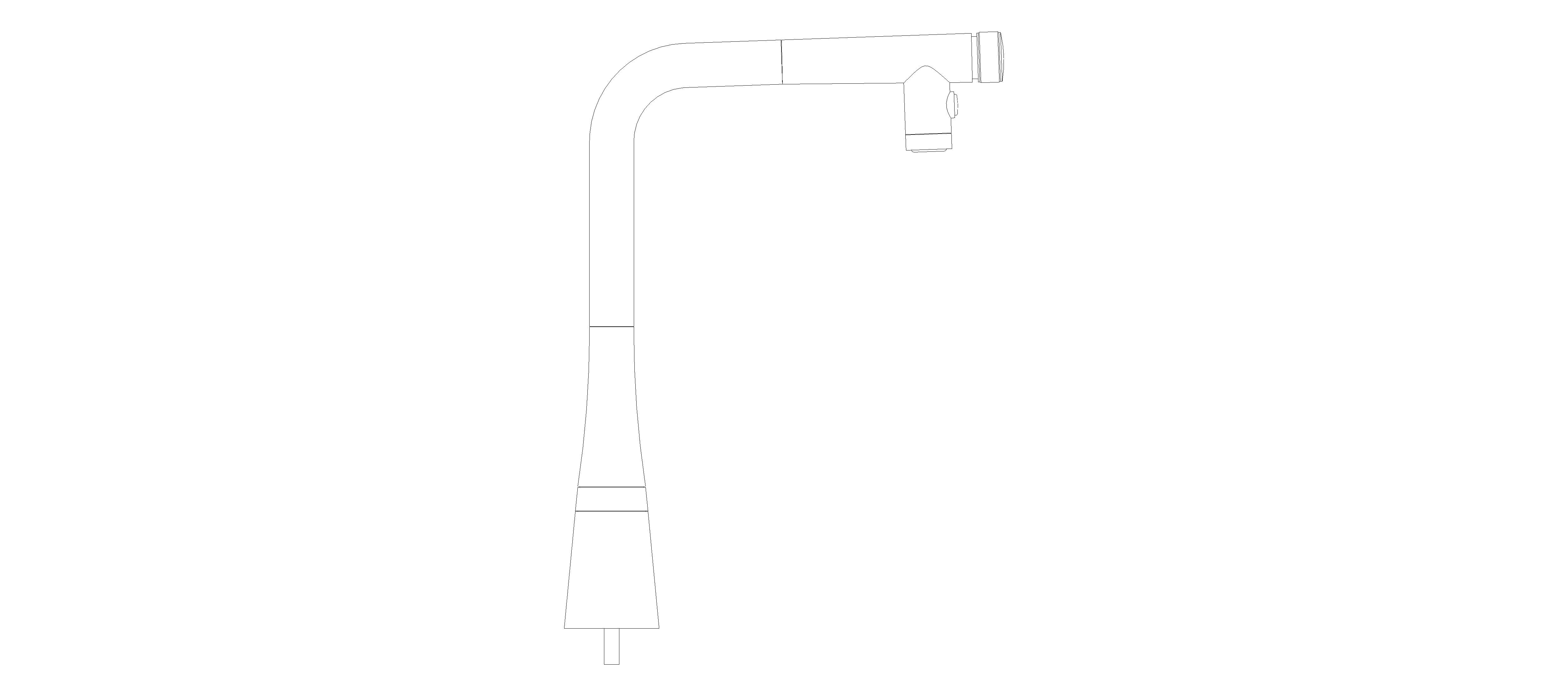 Product: ZEDRA Smart Control Sink L-Spout Dual Spray (31886DC0)