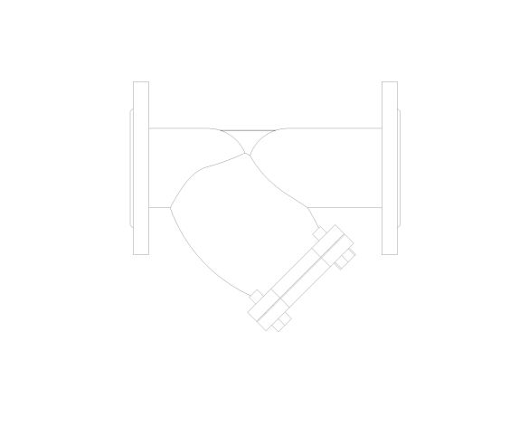 Product: ART 183 - Flanged 'Y' Type Strainer