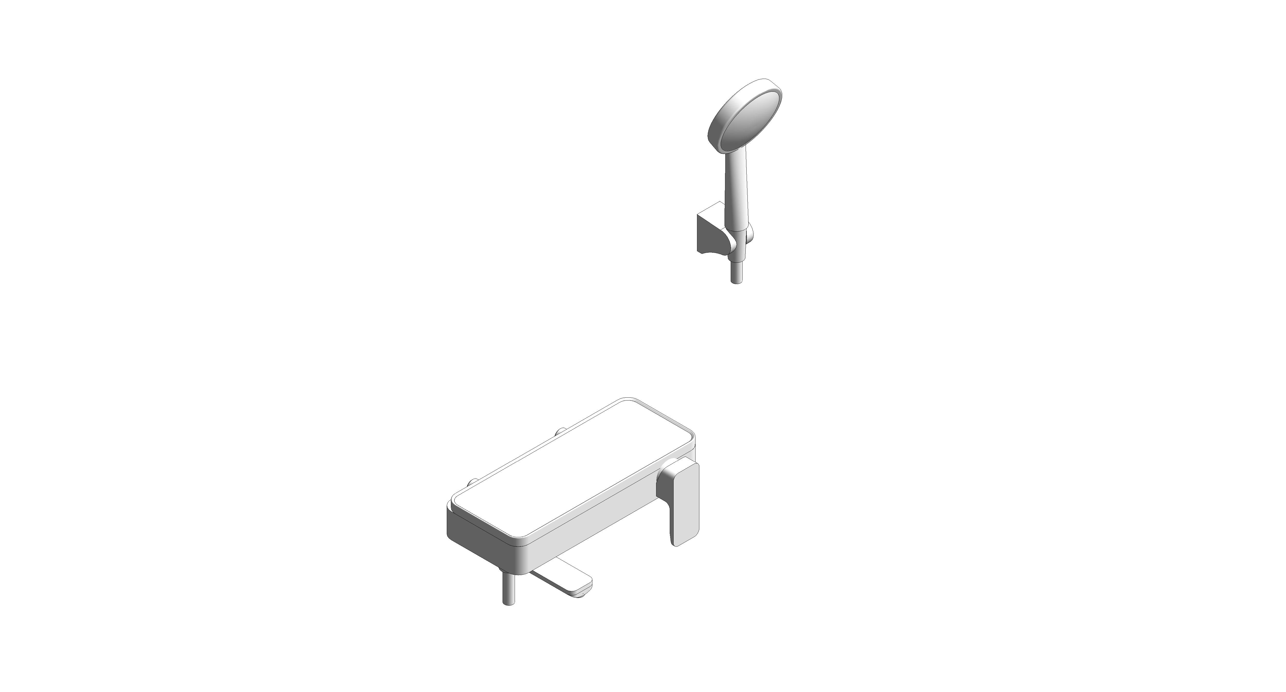 Product: Acacia E Exposed B&S Mixer (With Shower) - FFAS1311-6T1500BT0