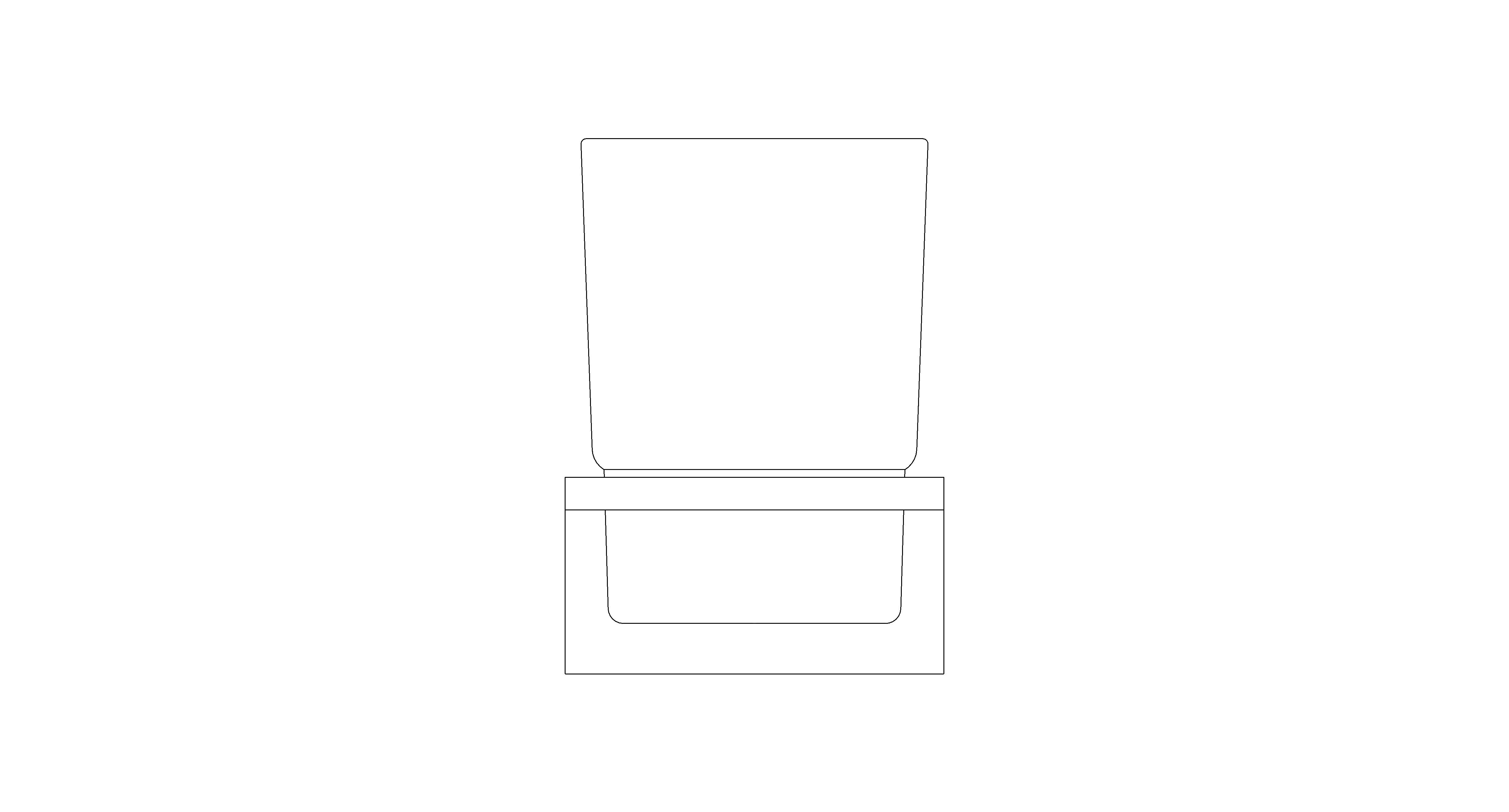 bimstore front image of American Standard - Acacia E Glass Holder - F51384-CHADY44