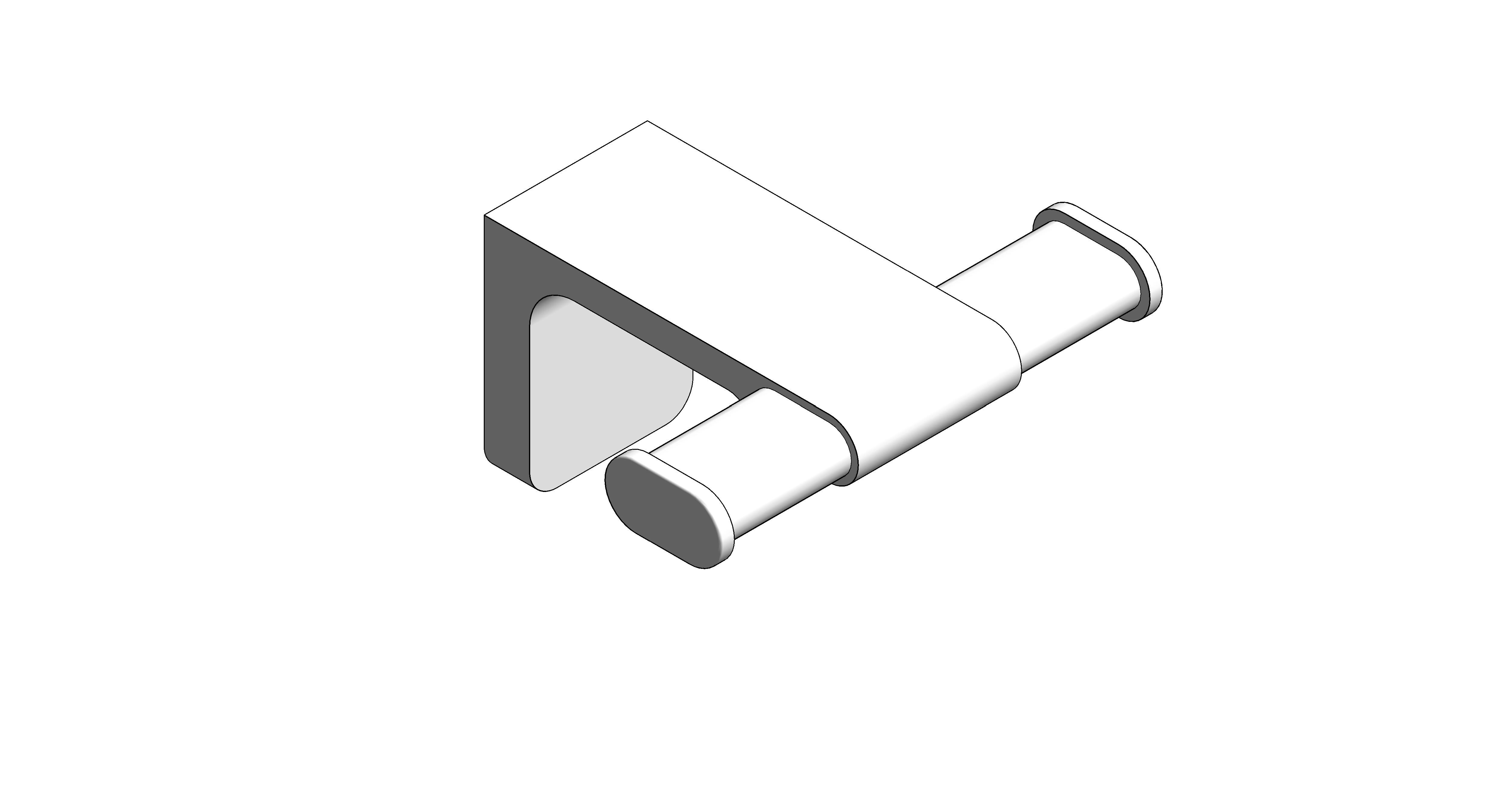 bimstore 3D image of American Standard - Acacia E Robe Hook - F51381-CHADY41