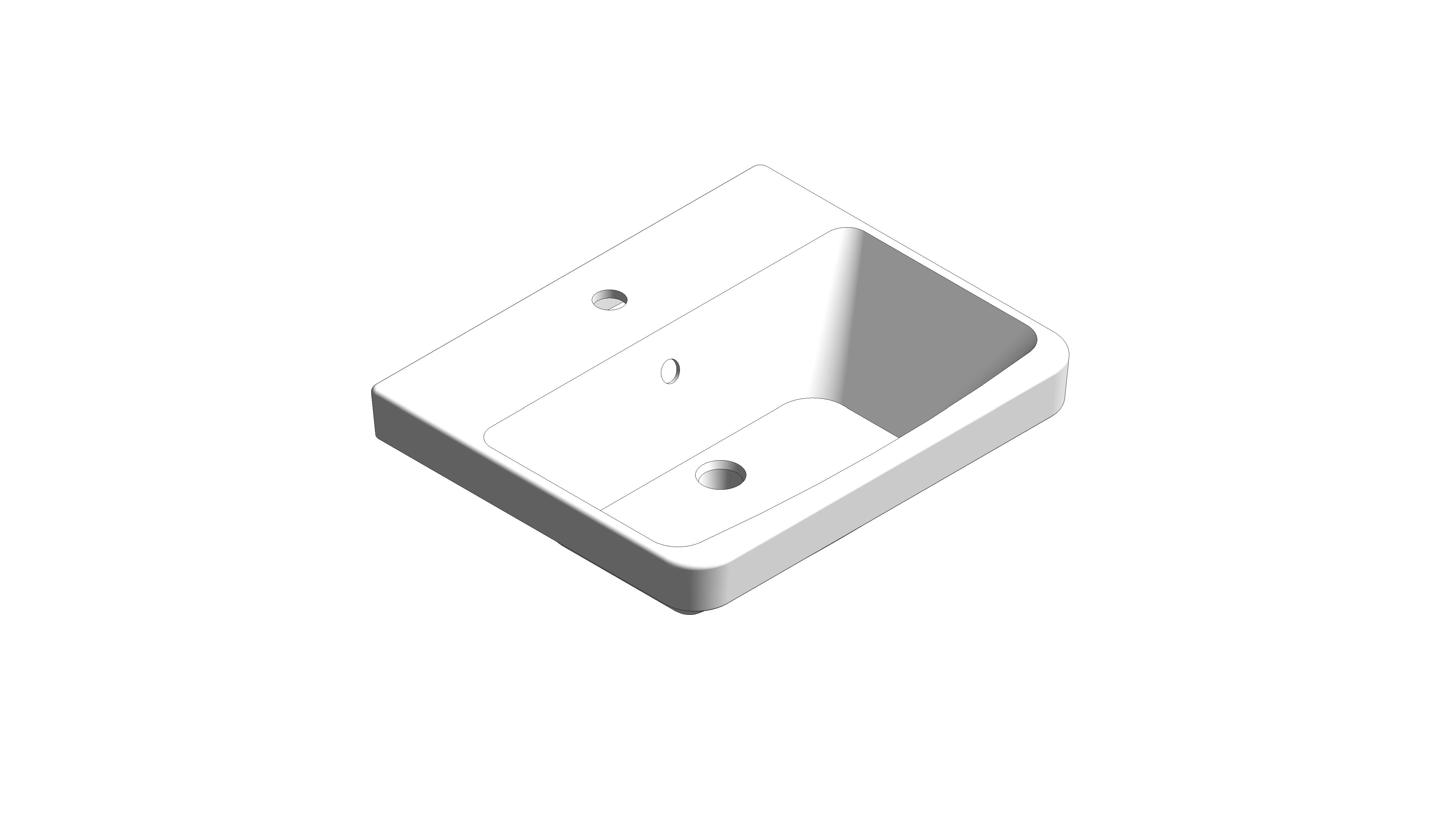 bimstore 3D image of the Acacia E Semi insert basin 1-hole - CCASF417-1010410F0 from American Standard