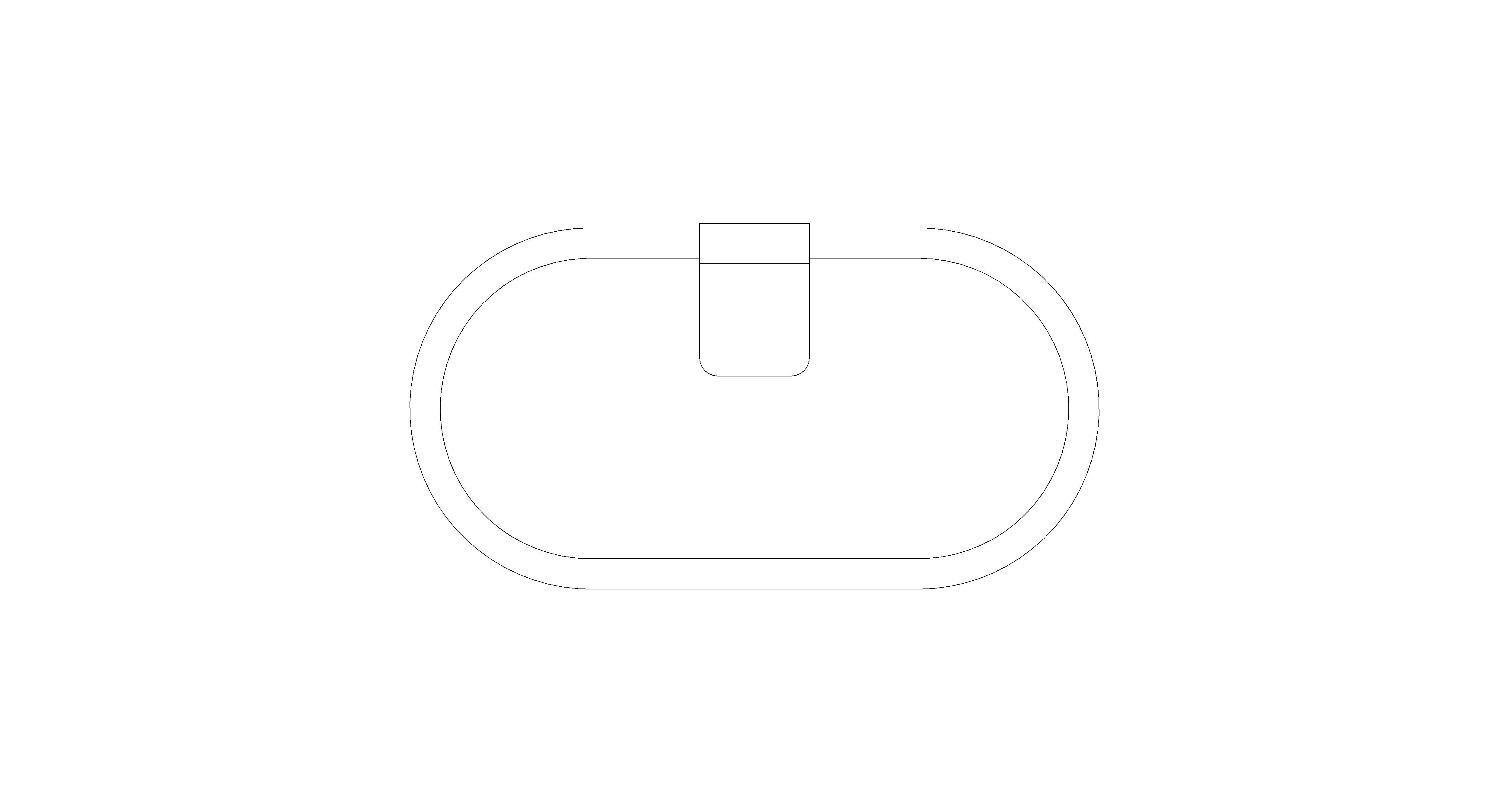 bimstore front image of American Standard - Acacia E Towel Ring - F51390-CHADY47