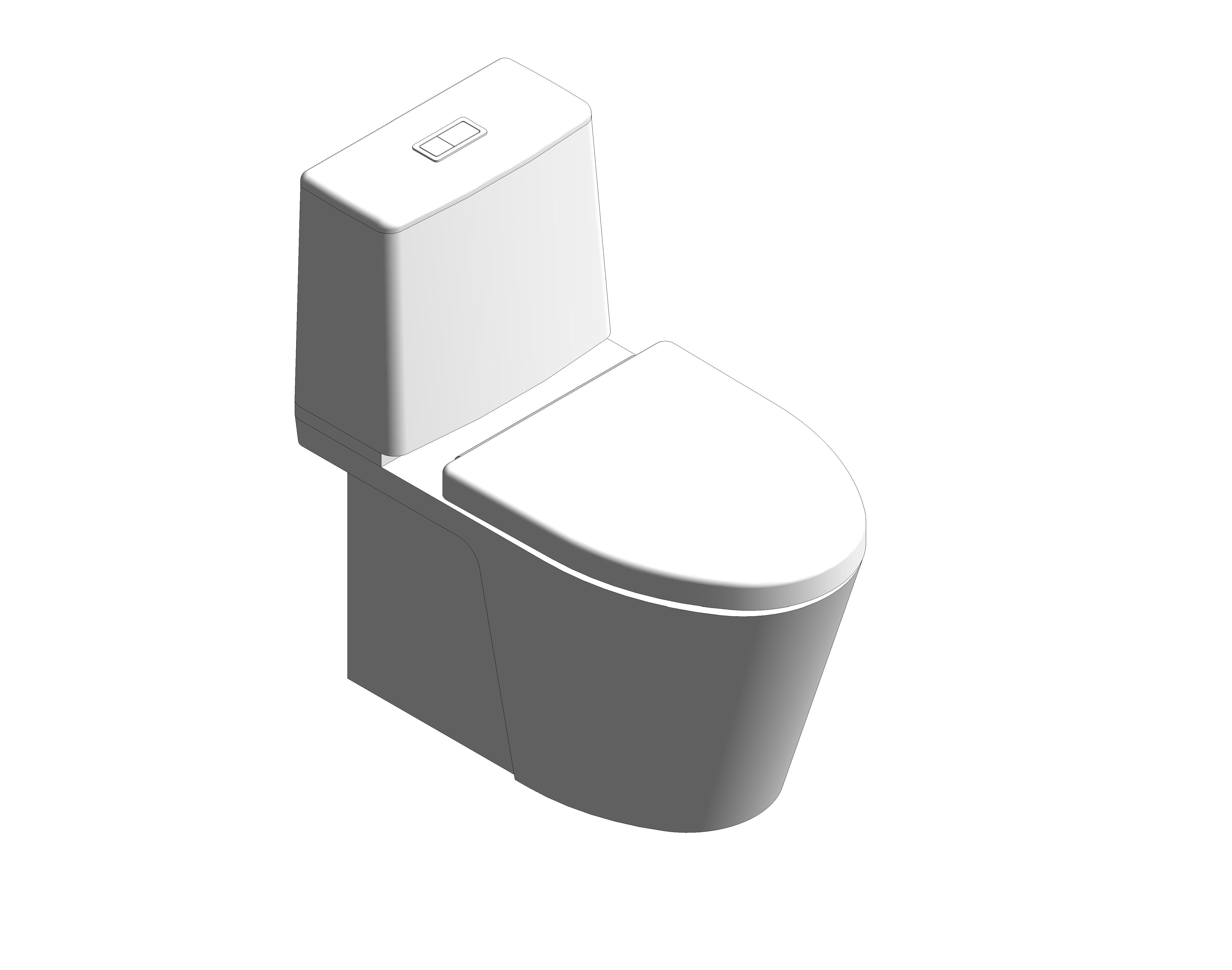 Product: Acacia Evolution Close Coupled Toilet - CL23075-6DACTCB