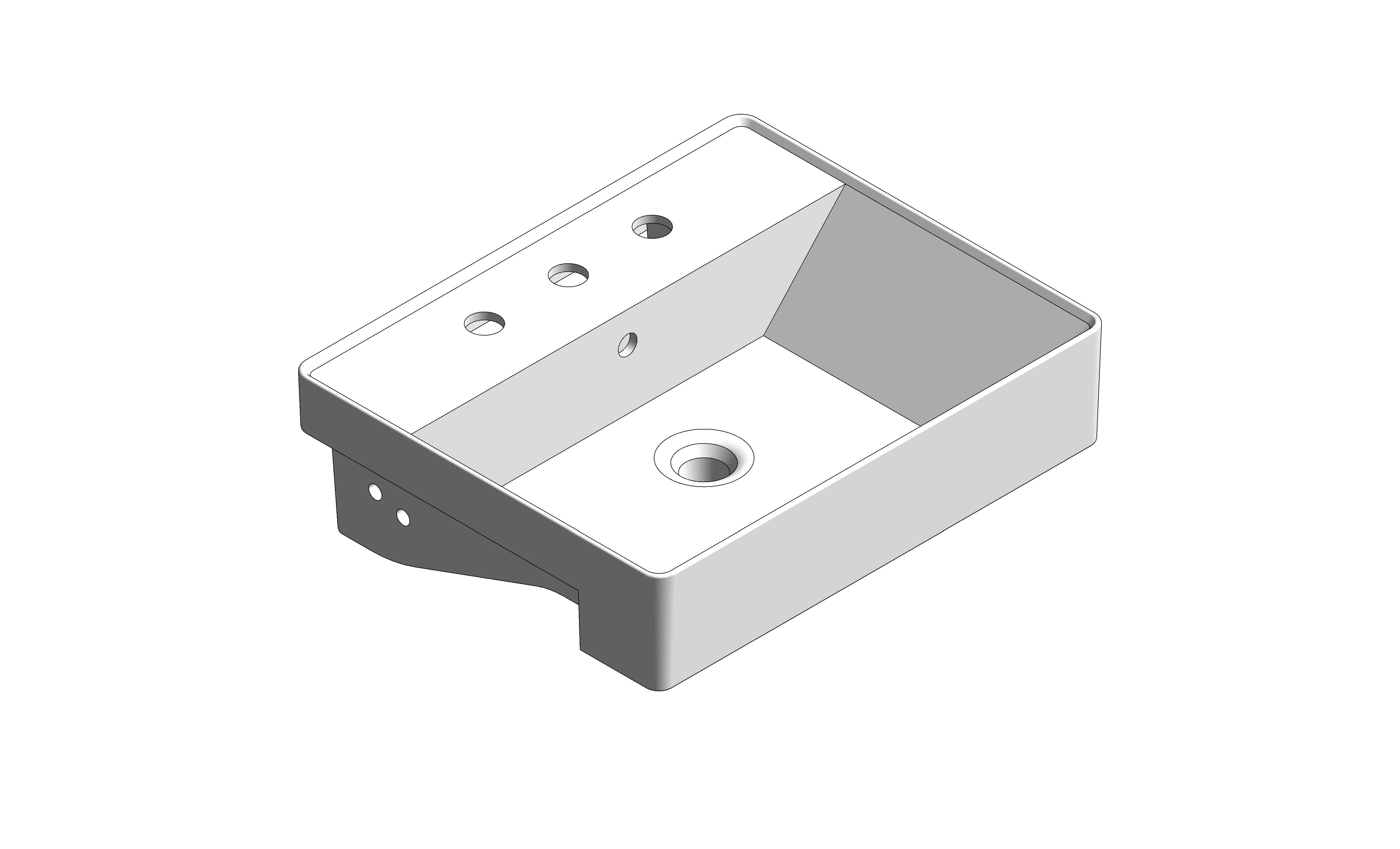 Product: Acacia SupaSleek Semi Counter Basin 55 - CCASF419-1080411F0
