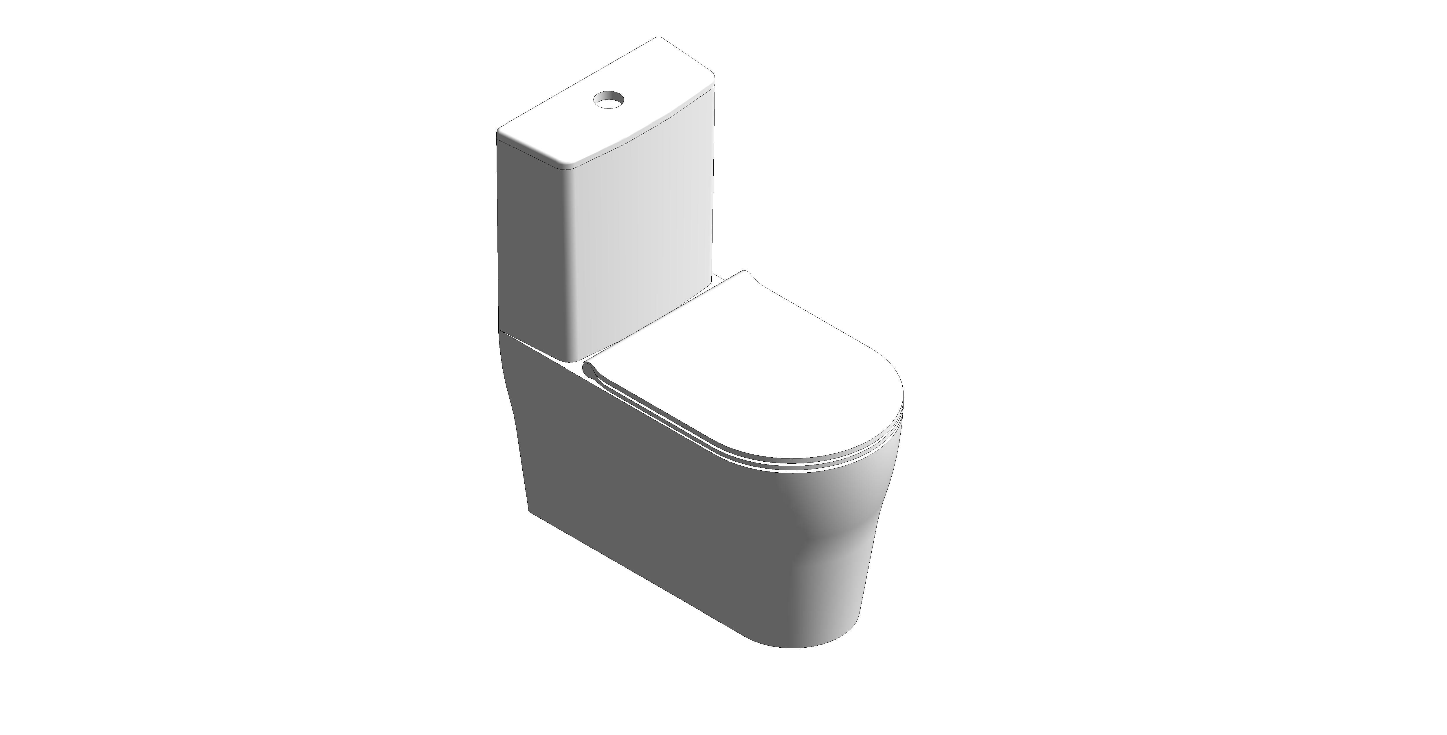 Product: Signature Close Coupled Back to Wall Toilet - Back Inlet - ANZAS-3322/4322BI