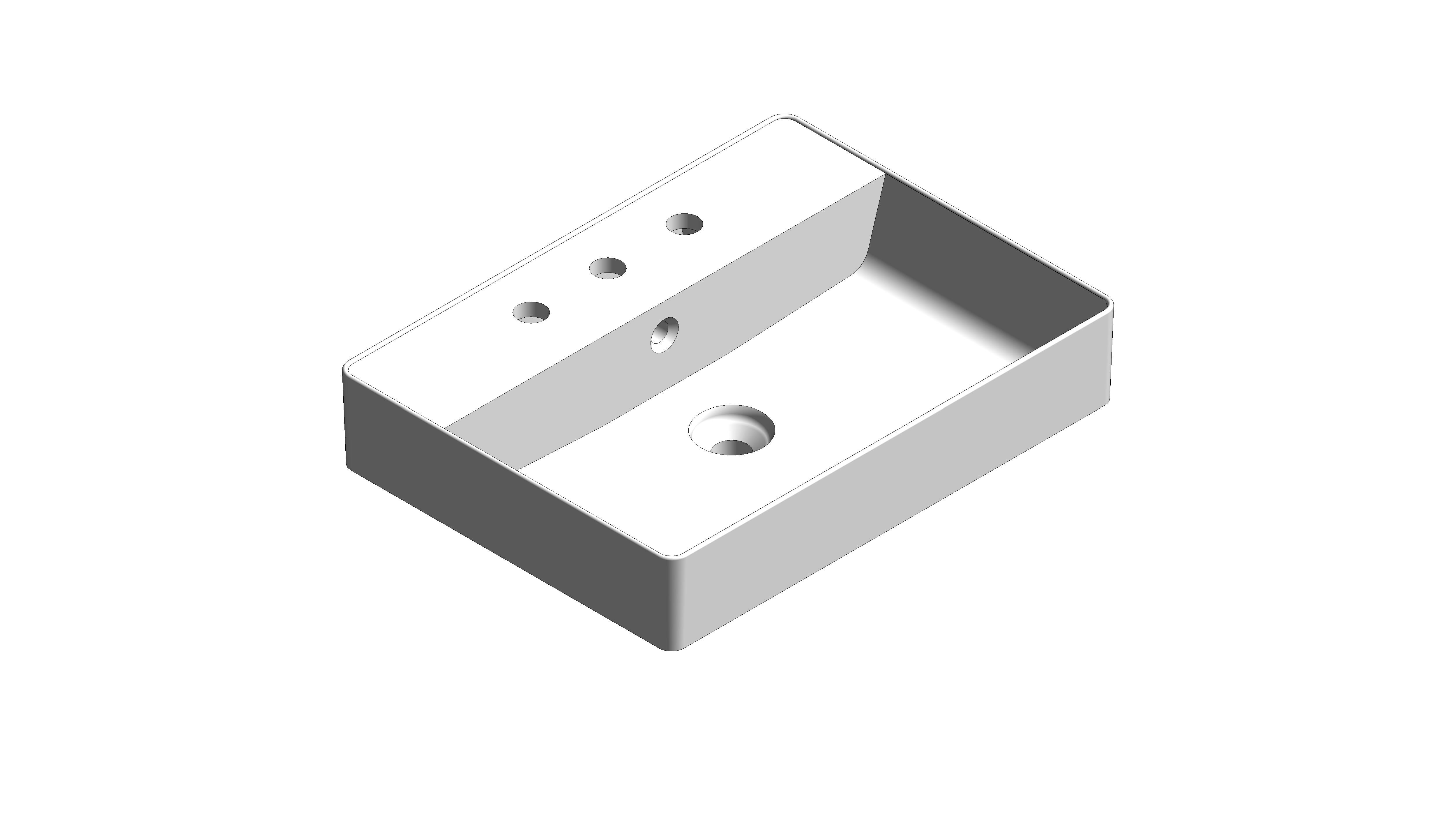 Product: Acacia SupaSleek Vessel 600mm 3 Hole 8 - CCASF420-1080411F0