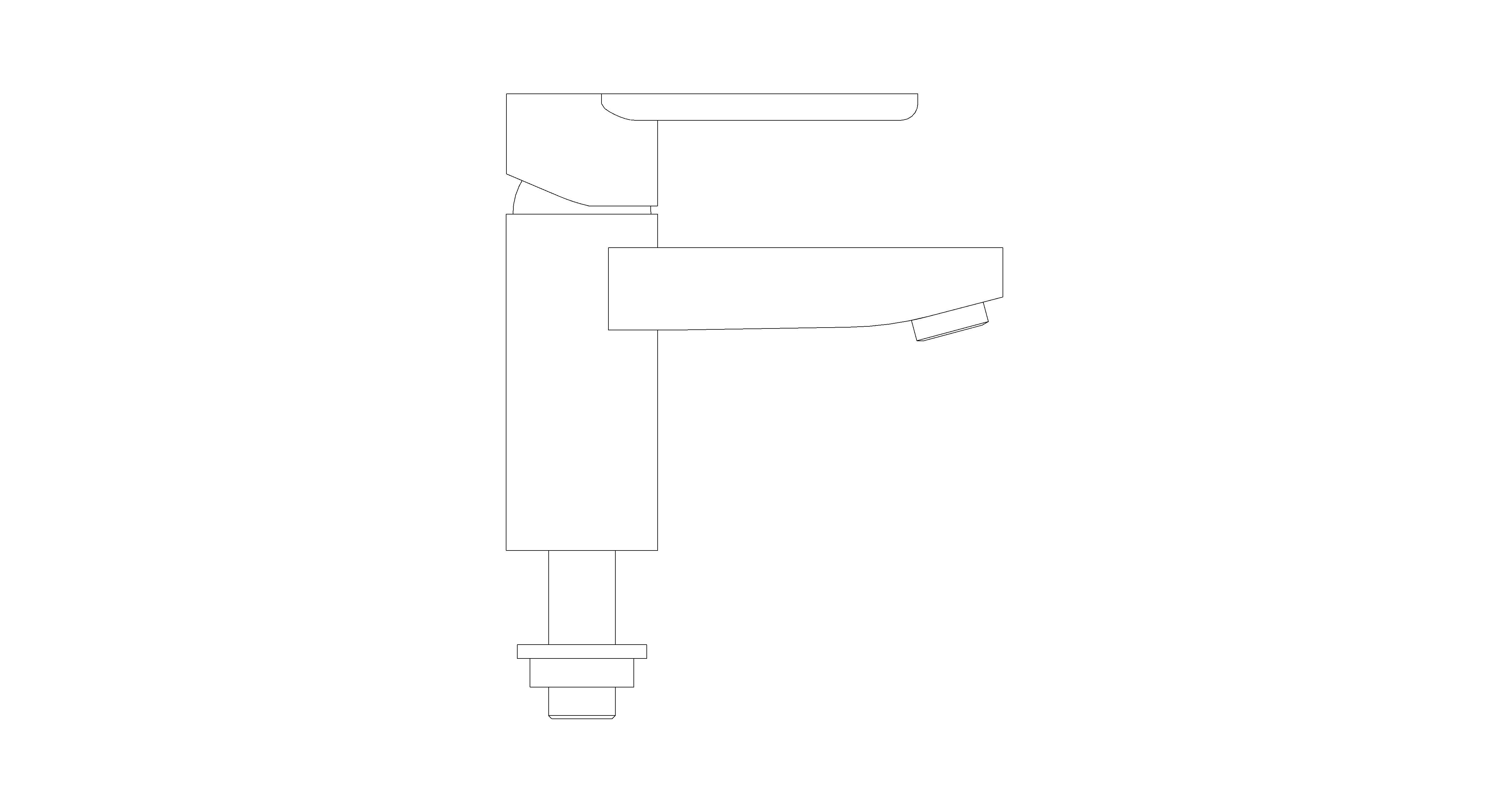 bimstore side image of American Standard - Codie Basin Mono W/o Pop-up - FFASB206-1T1500BT0