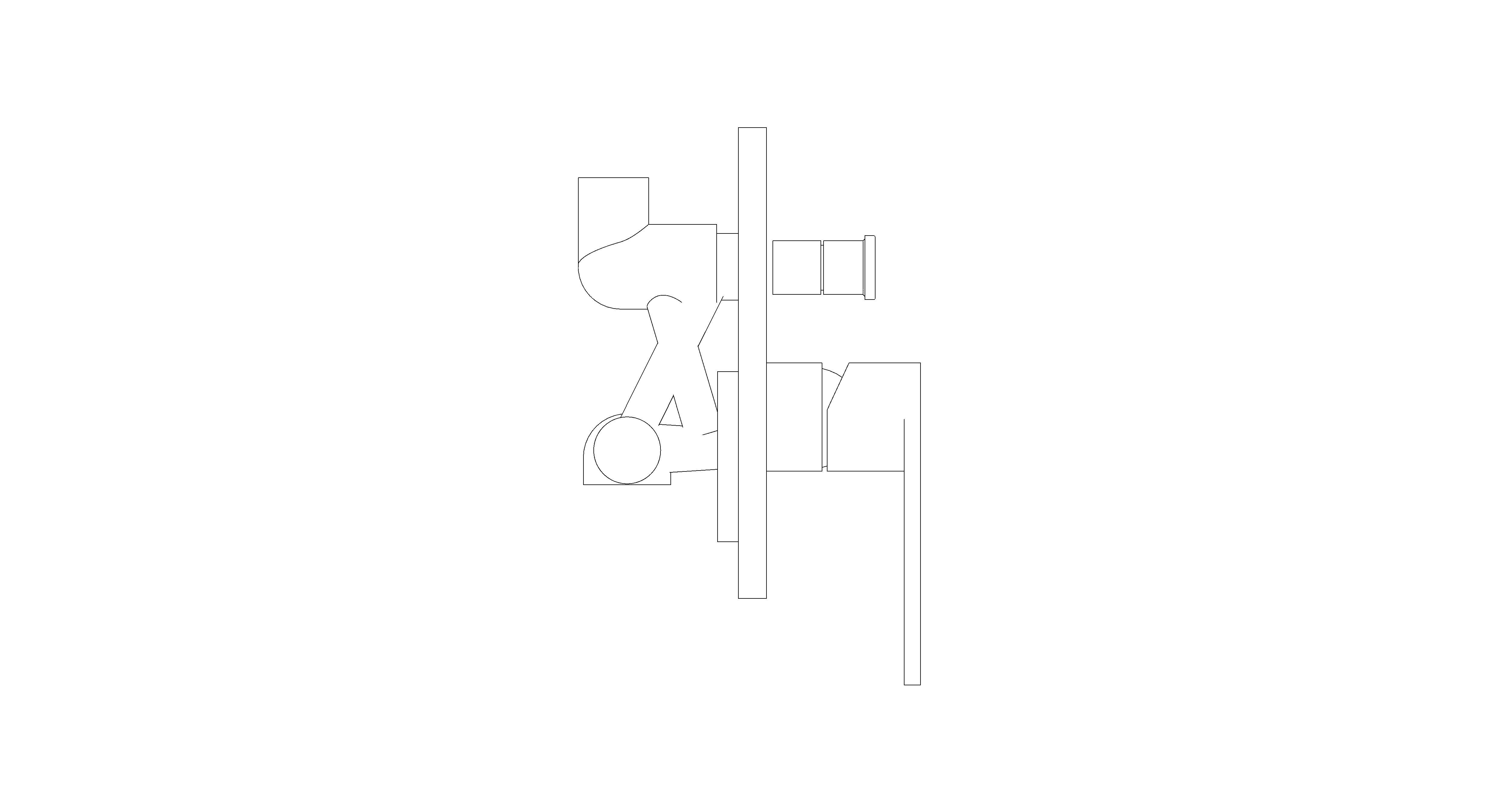 bimstore side image of American Standard - Codie Concealed B&S Mixing Valve - FFASB221-6T9500BT0