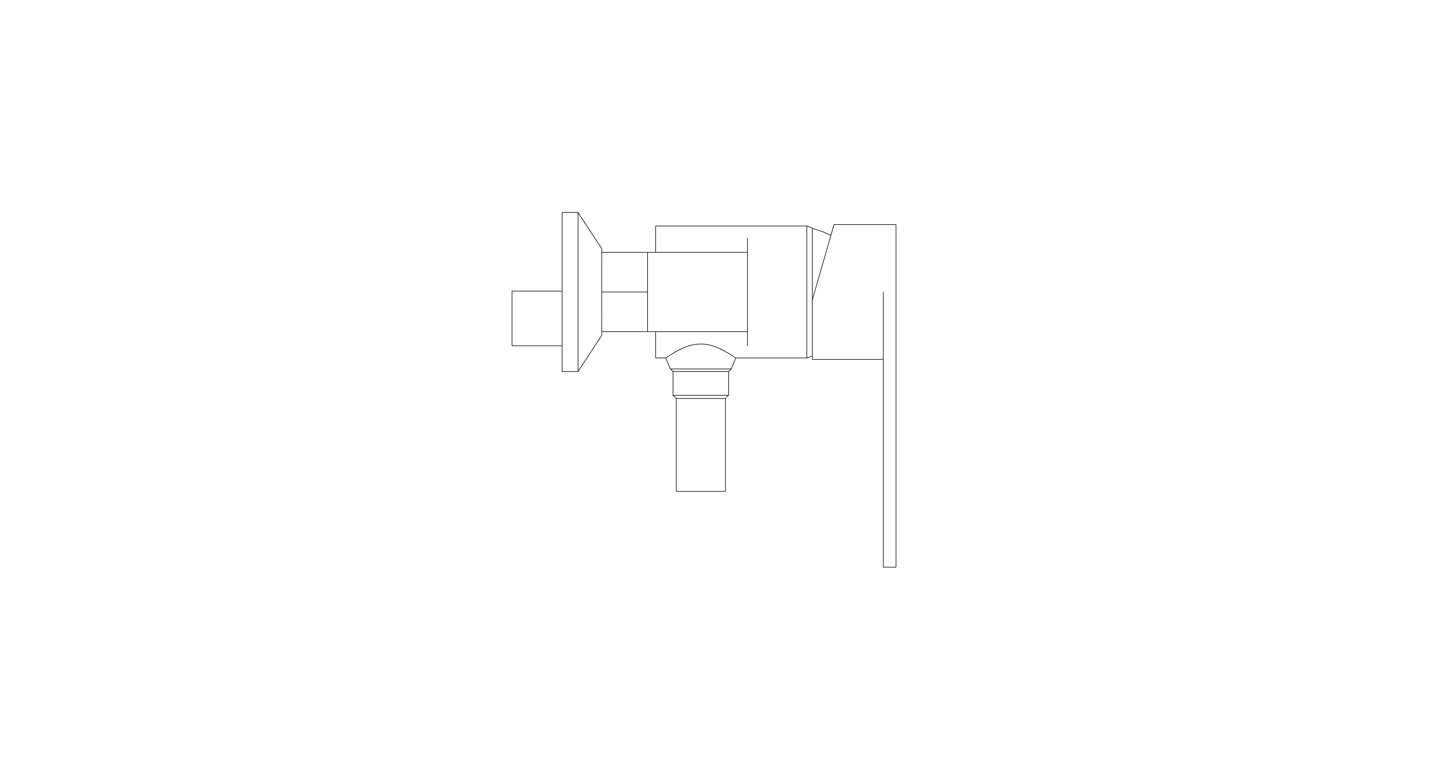 bimstore side image of American Standard - Codie Exposed Shower Mixer W/o Handspray - FFASB212-7T1501BT0