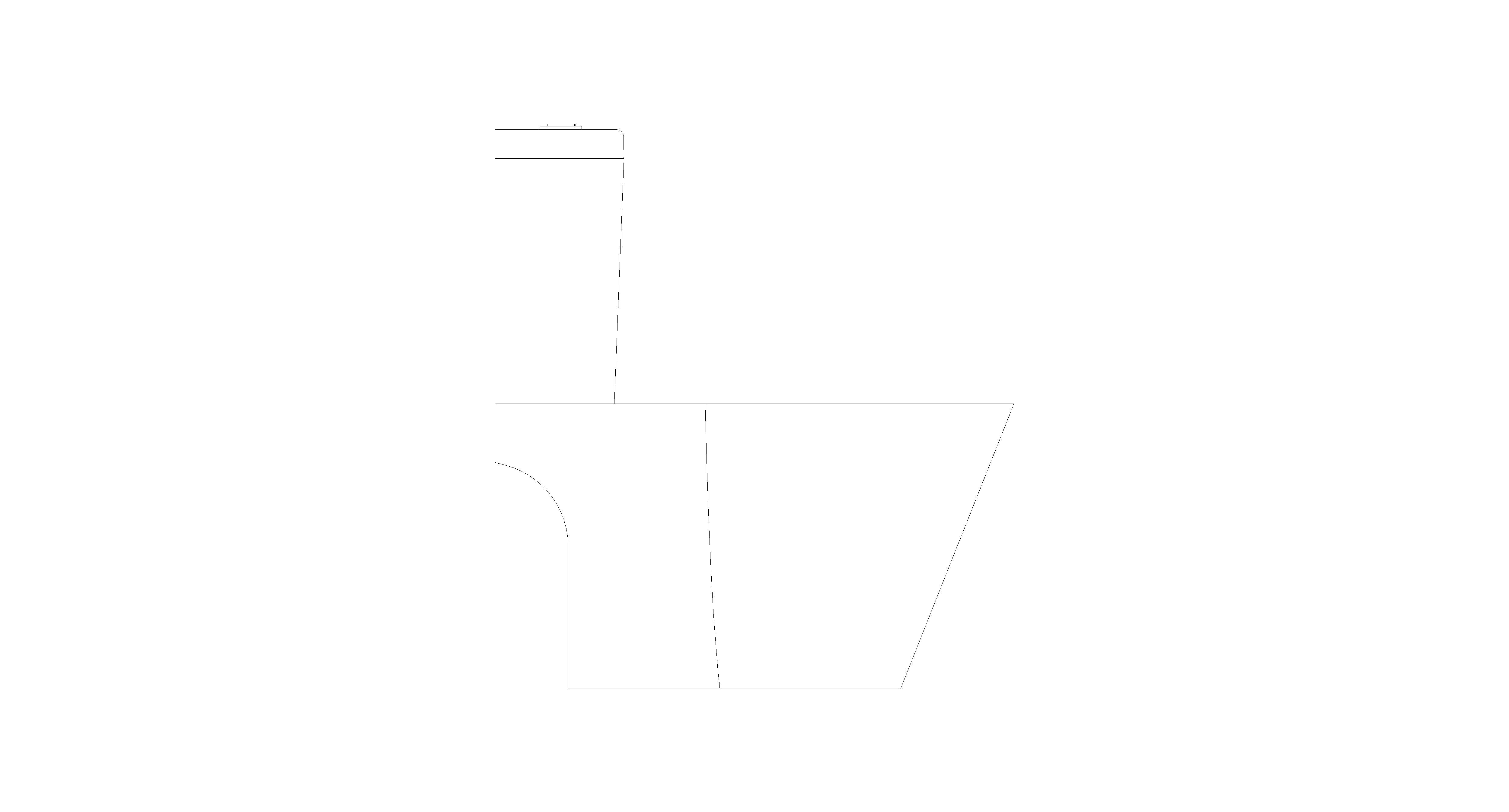 bimstore side image of American Standard - Concept CC 305RI D-Tank complete set WT - CL27055-6DACTST