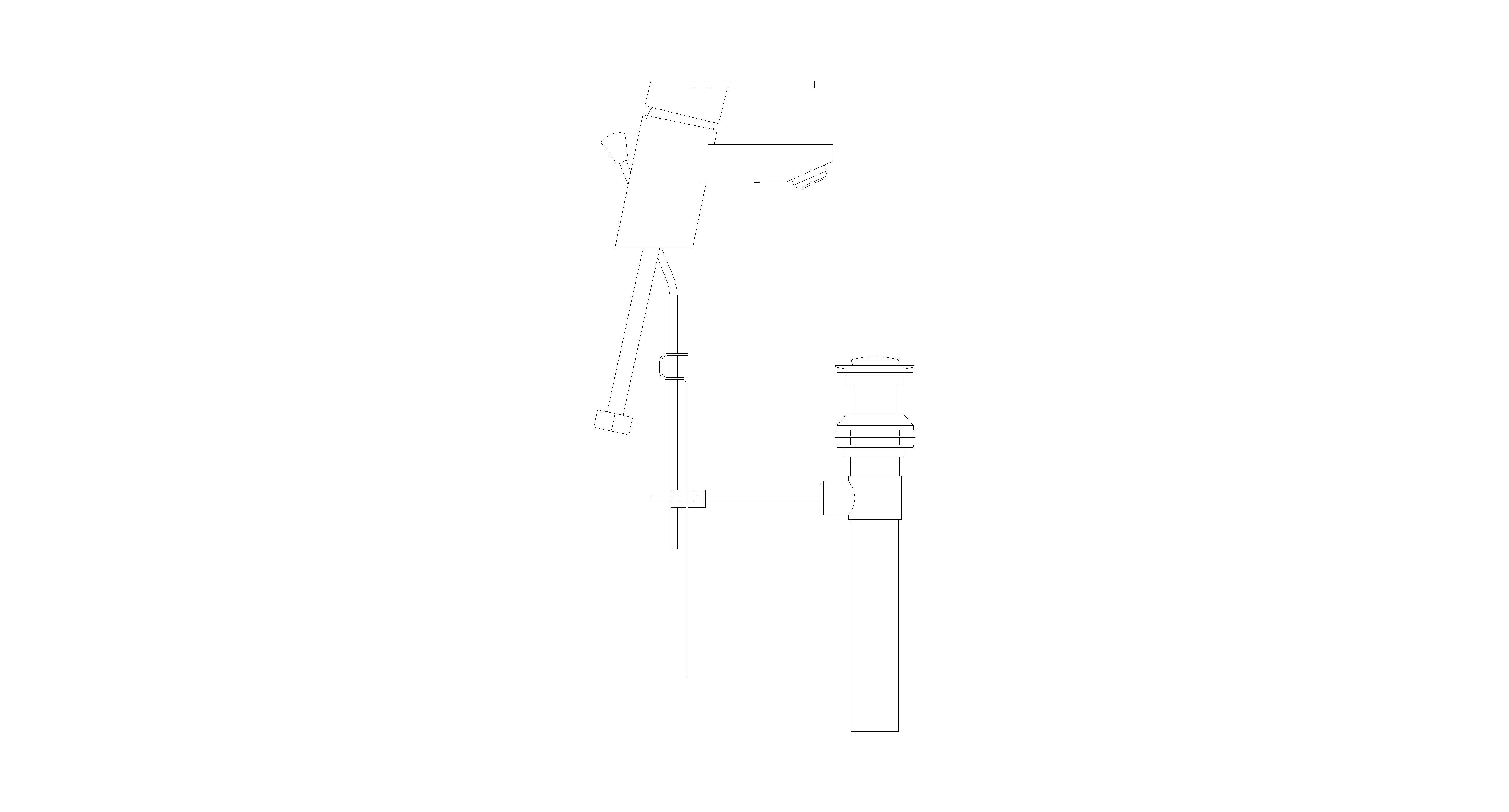 bimstore side image of American Standard - Concept SH Lava Faucet(A-1401-100)-1401 - FFAS1401-1T1500BT0