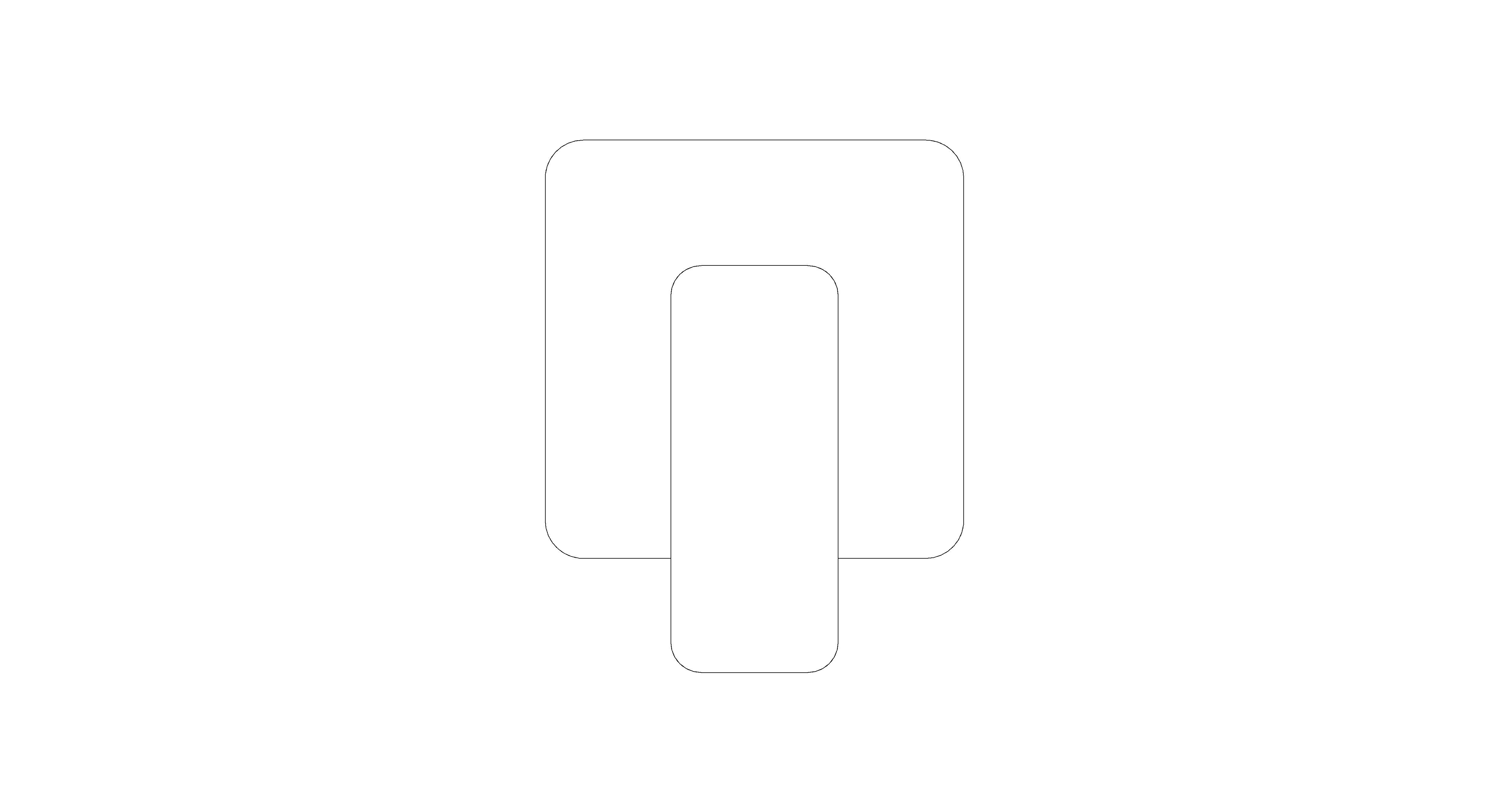 bimstore front image of American Standard - Concept Square Exposed Mono Shower Only - FFAS0426-7T1500BT0