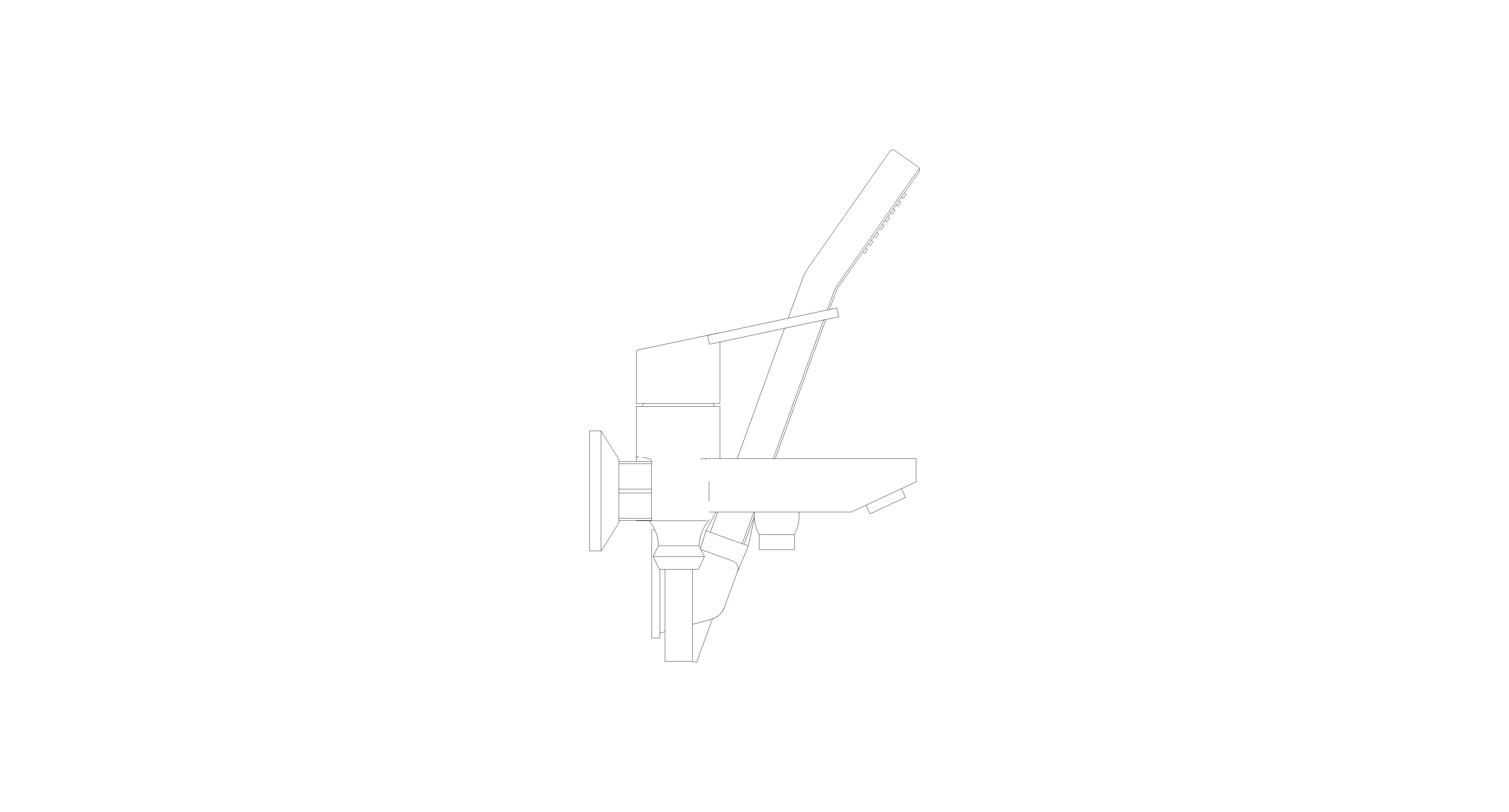 bimstore side image of American Standard - Concept Square Exposed Shower Only Faucet - FFAS0412-7T1500BT0
