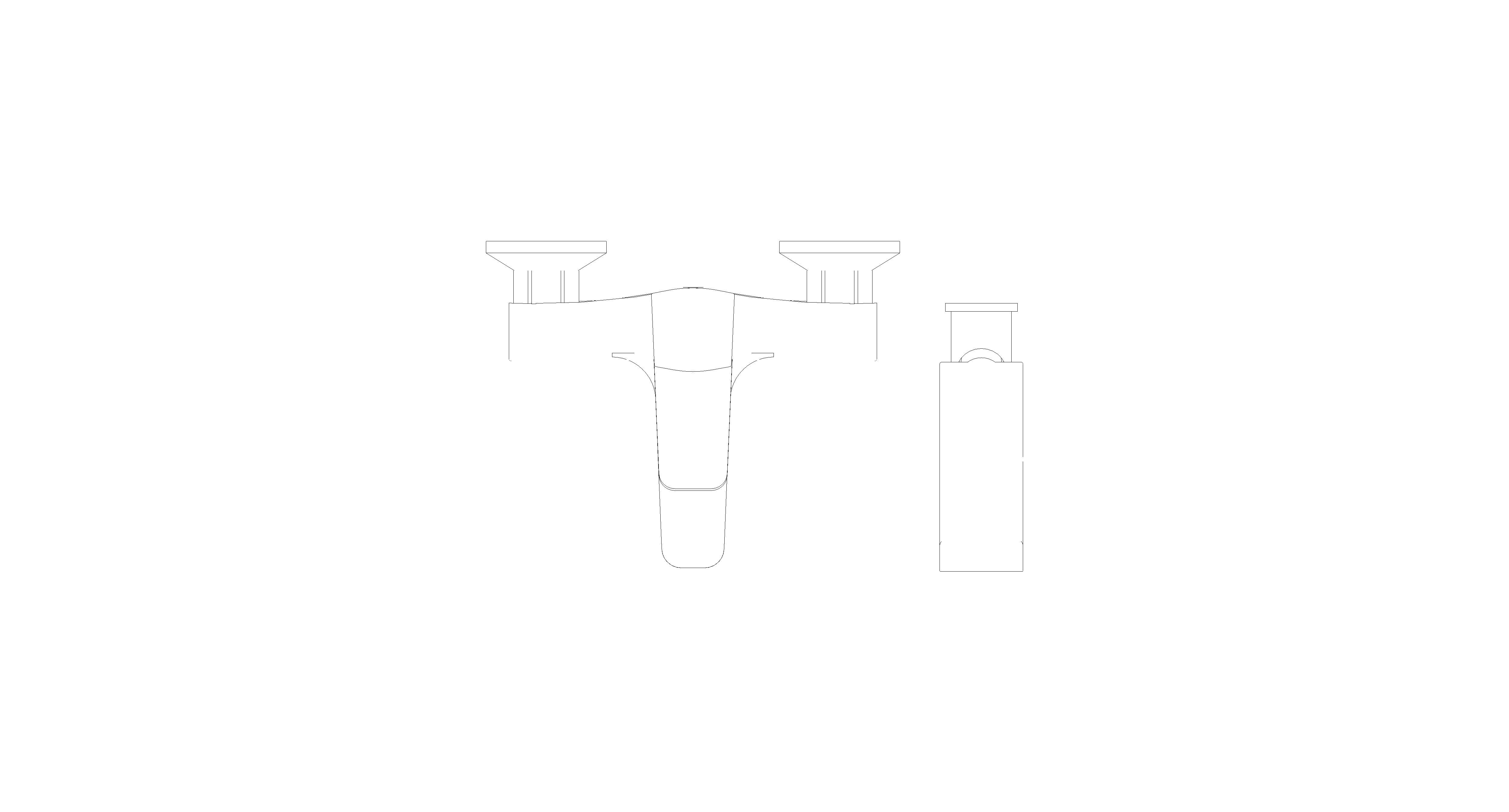 bimstore top image of American Standard - Concept Square Exposed Shower Only Faucet - FFAS0412-7T1500BT0