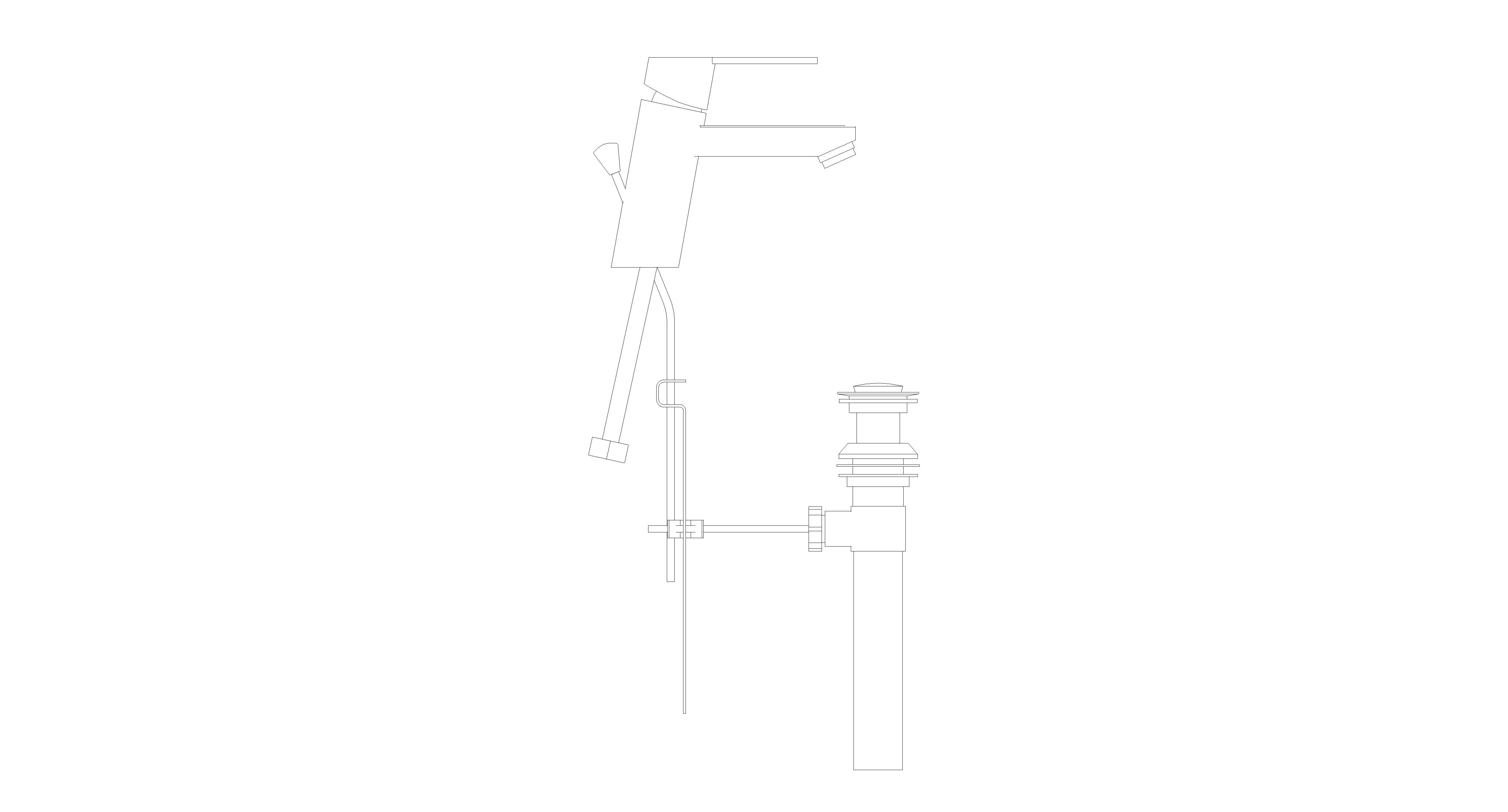 bimstore side image of American Standard - Concept Square Single Hole Lava Faucet - FFAS0401-1T1500BT0