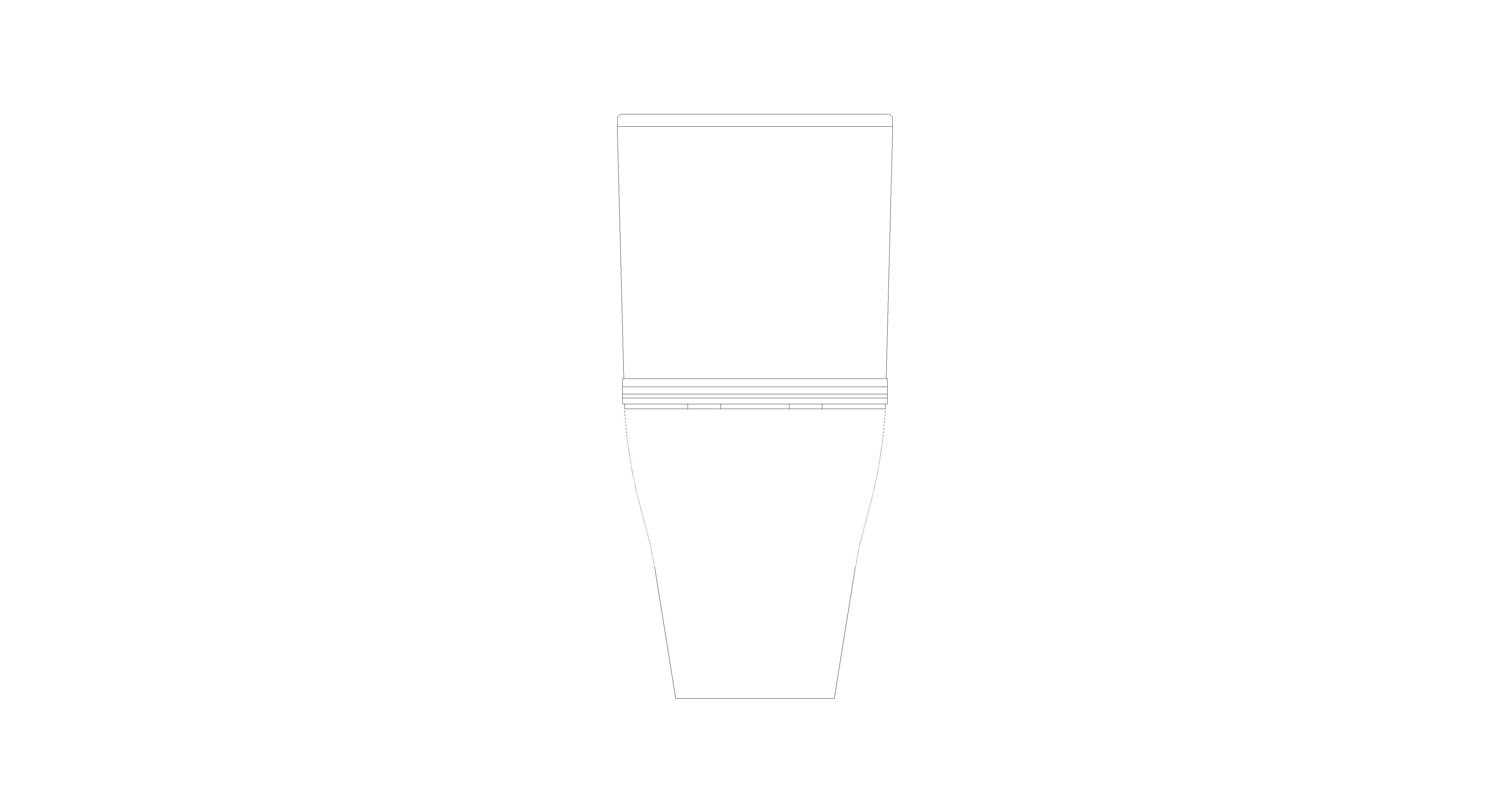 bimstore front image of American Standard - Cygnet Square Hygiene Rim Back to Wall Toilet - Back Inlet