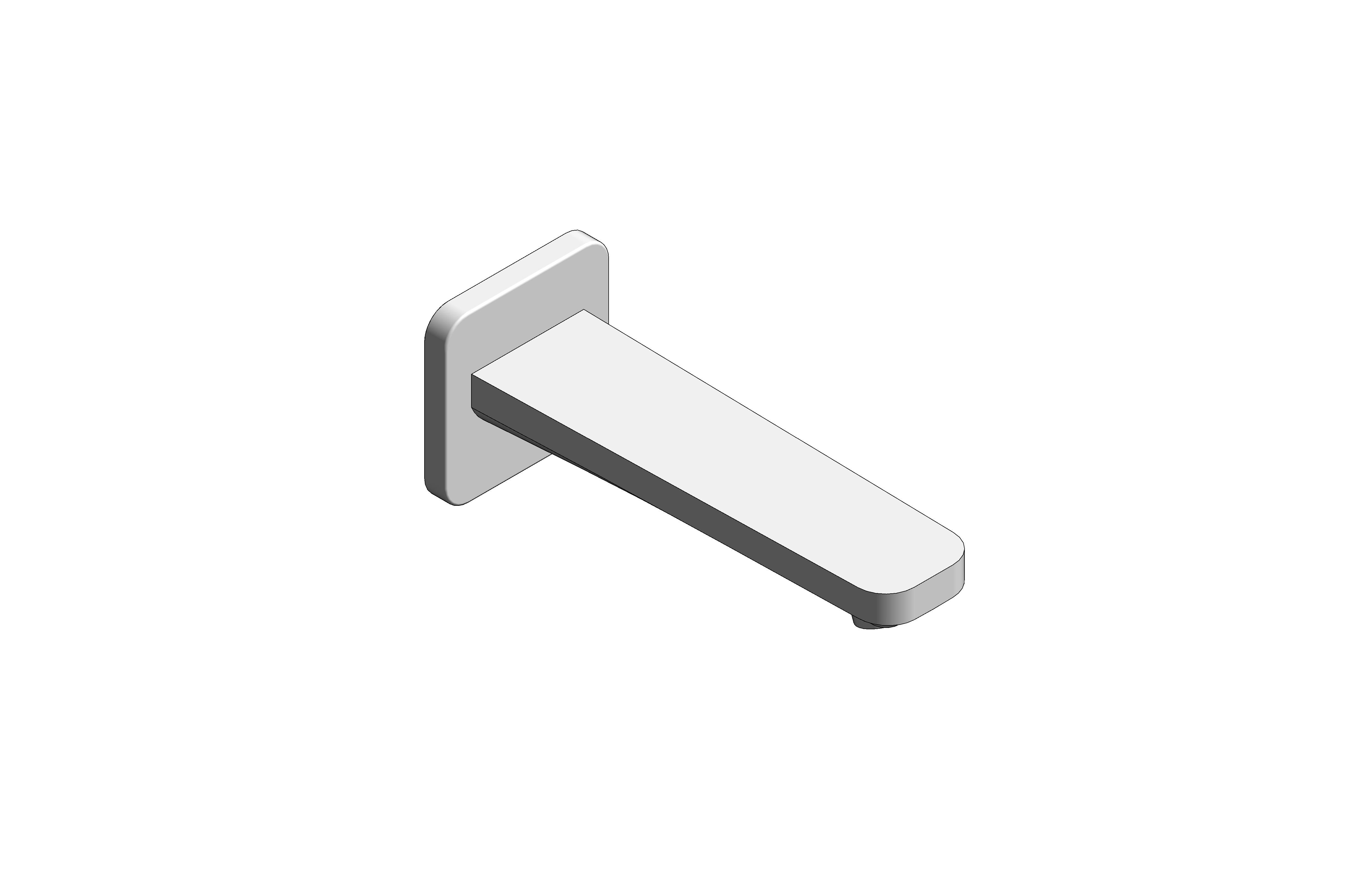 Product: Milano Wall Mount Bath Spout - FFAS9714-000500BF0