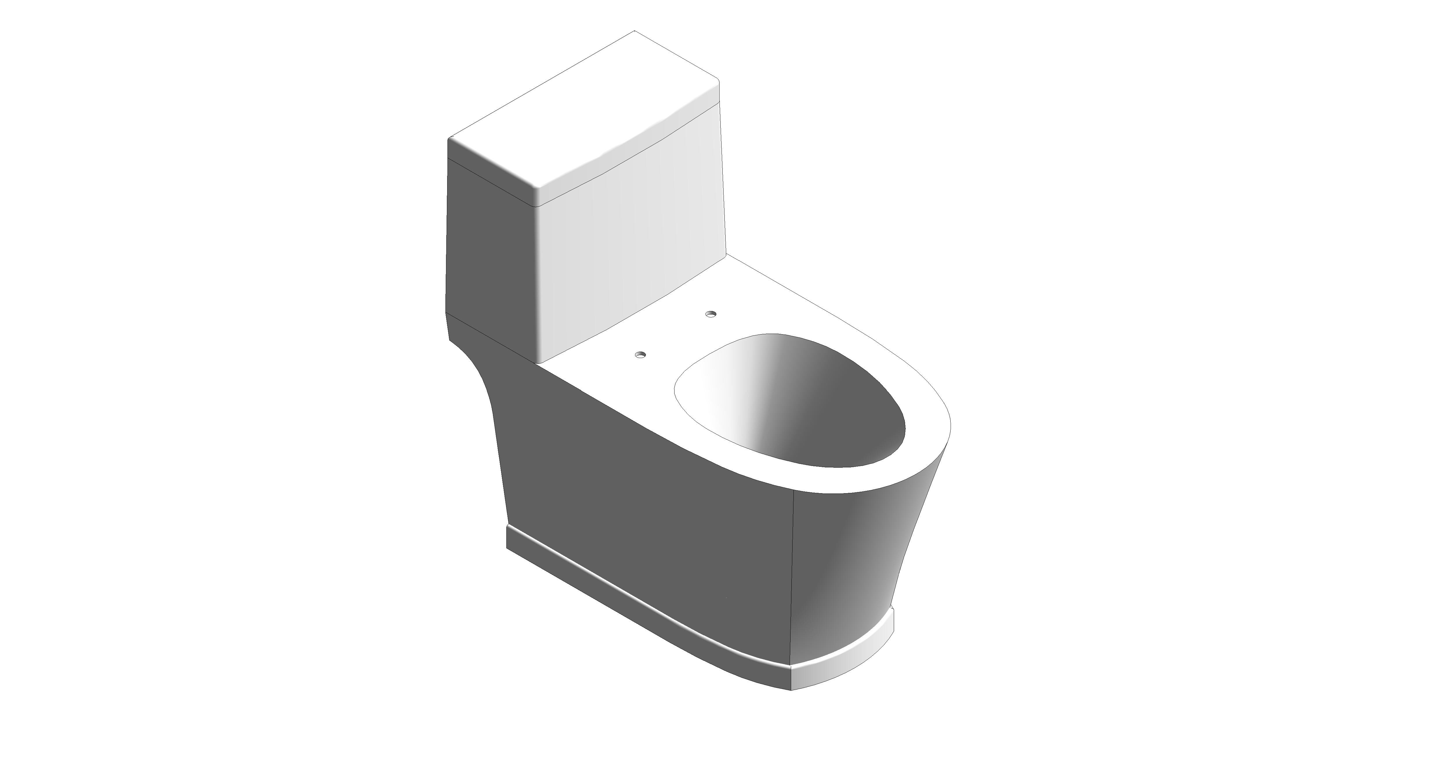 bimstore 3D image of the American Standard - Kastello One-Piece Toilet - CCAS2025-111A410T0