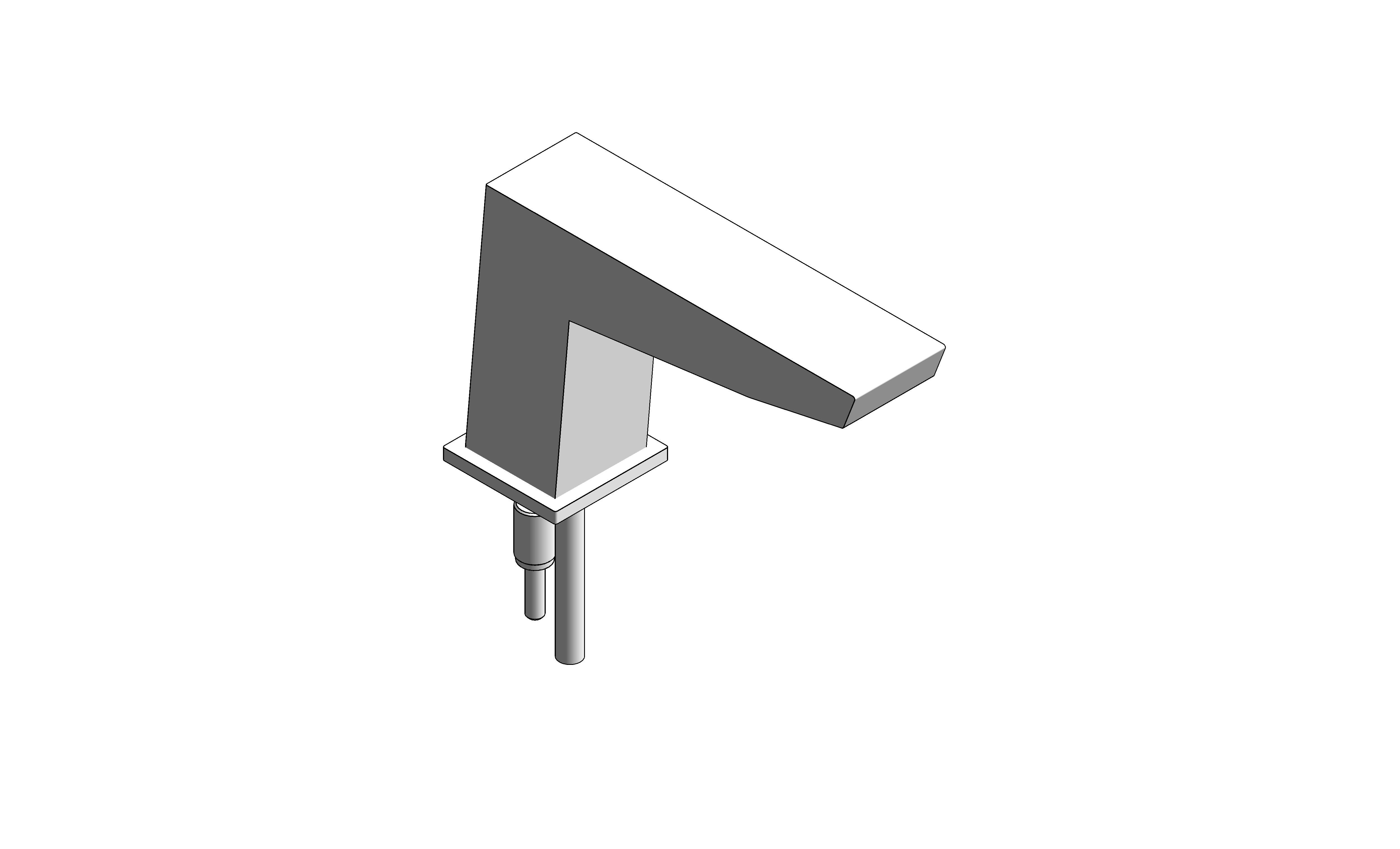 bimstore 3D image of the Line-sensor Technology Square Sensor Faucet - FFAS8509-A00500BC0 from American Standard