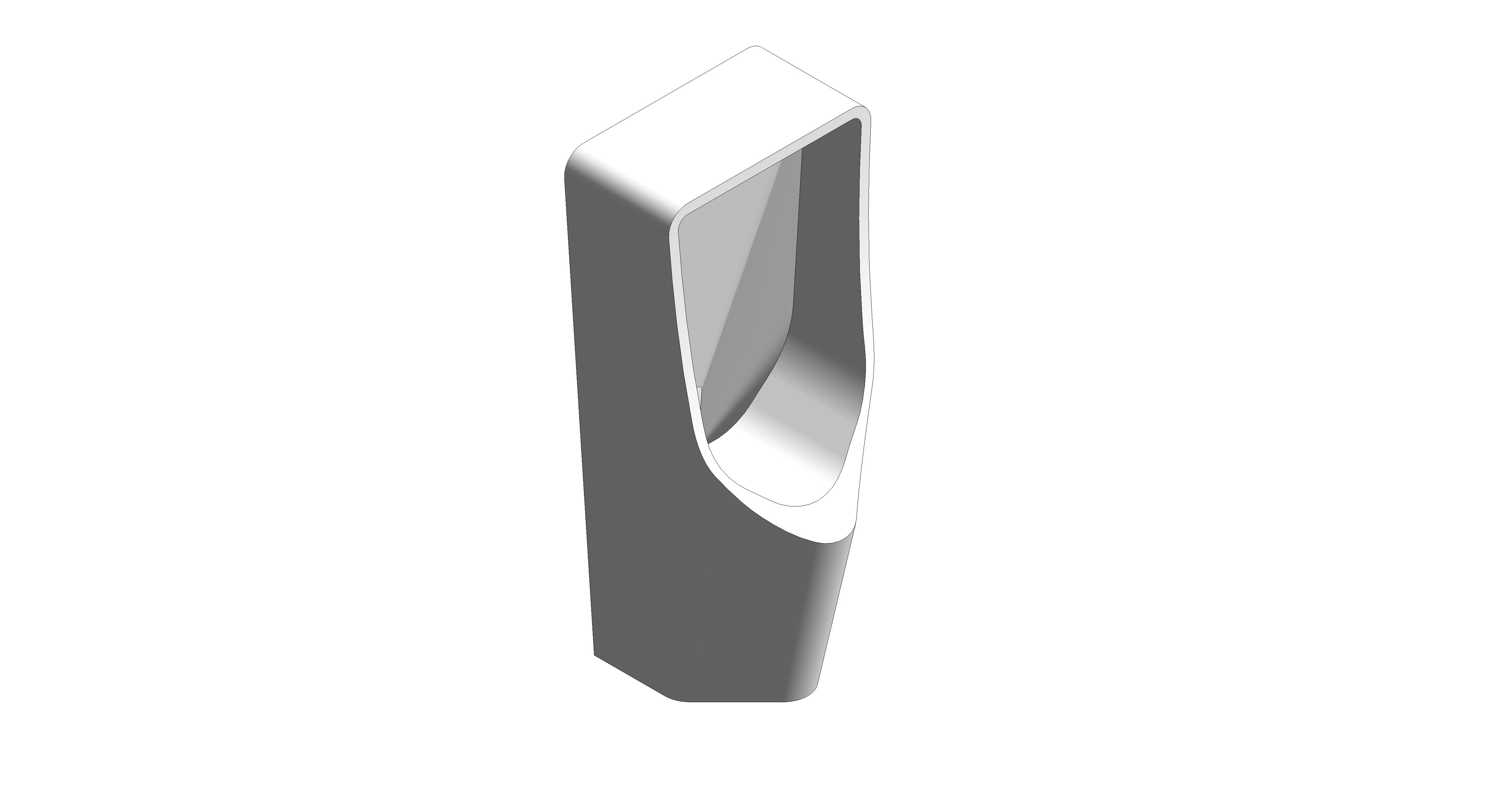 bimstore 3D image of the American Standard - Lynbrook 0.9L Floor-Standing Urinal - CCAS6605-3200420C0