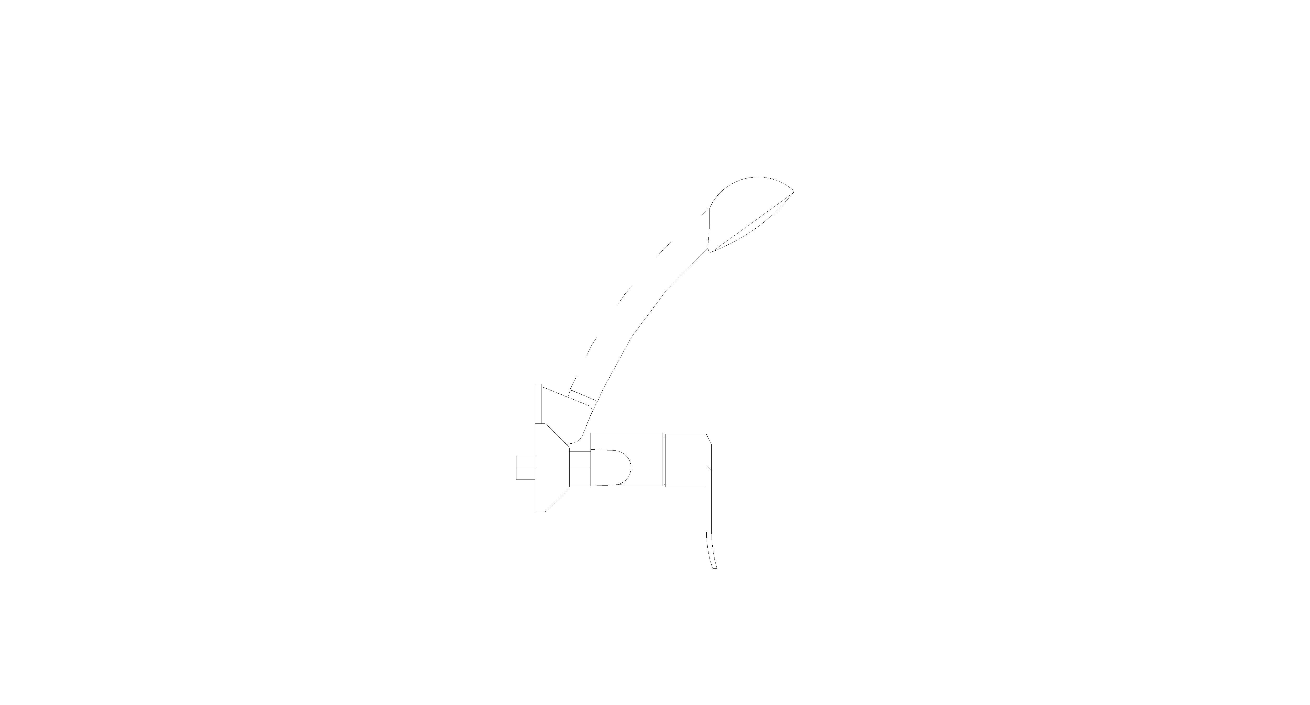 bimstore side image of American Standard - Neo Modern Exposed Shower Only Faucet - FFAS0712-7T1500BT0