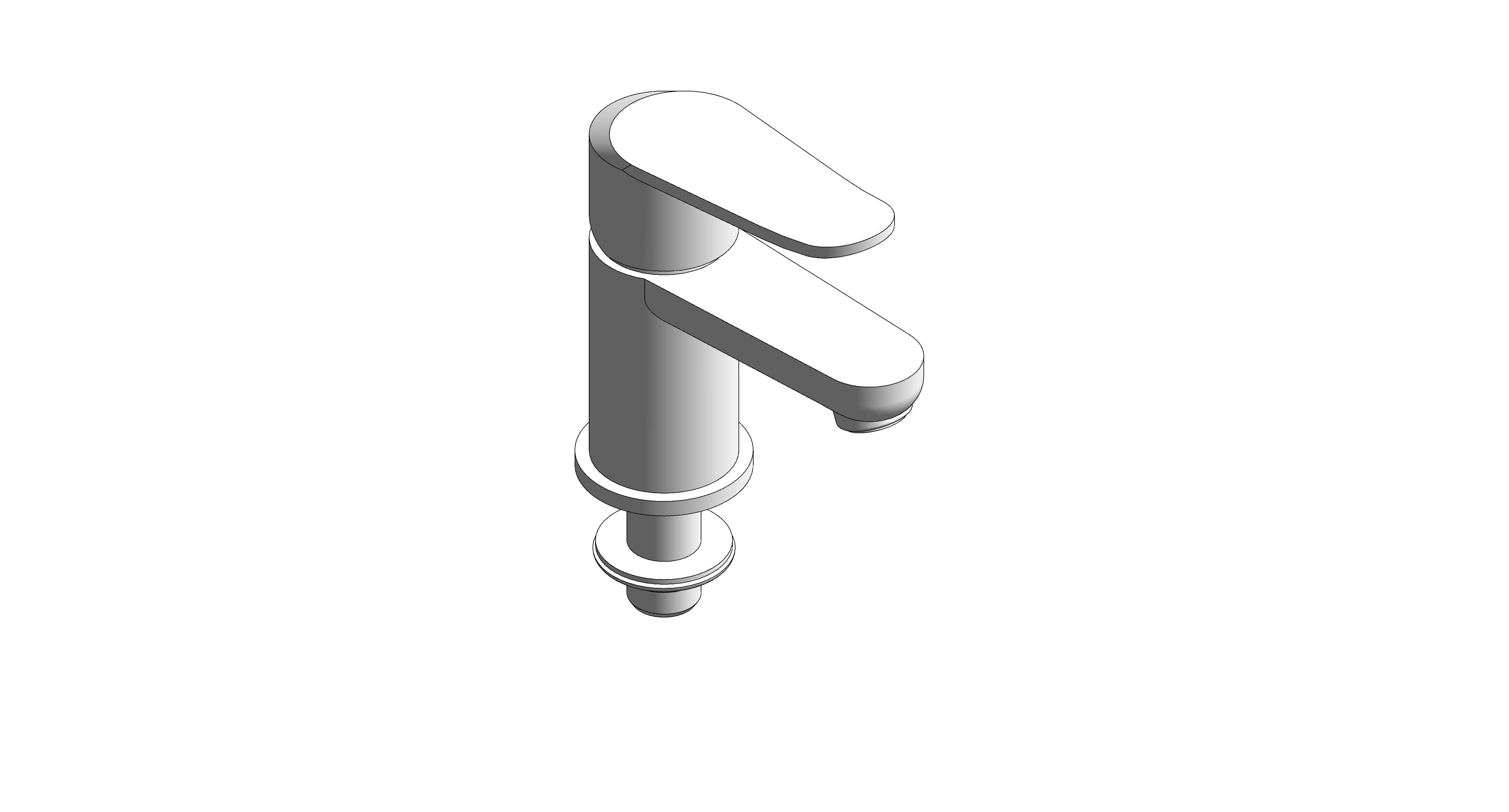bimstore 3D image of American Standard - Neo Modern Single Hole Mono Faucet - FFAS0706-1T1500BT0