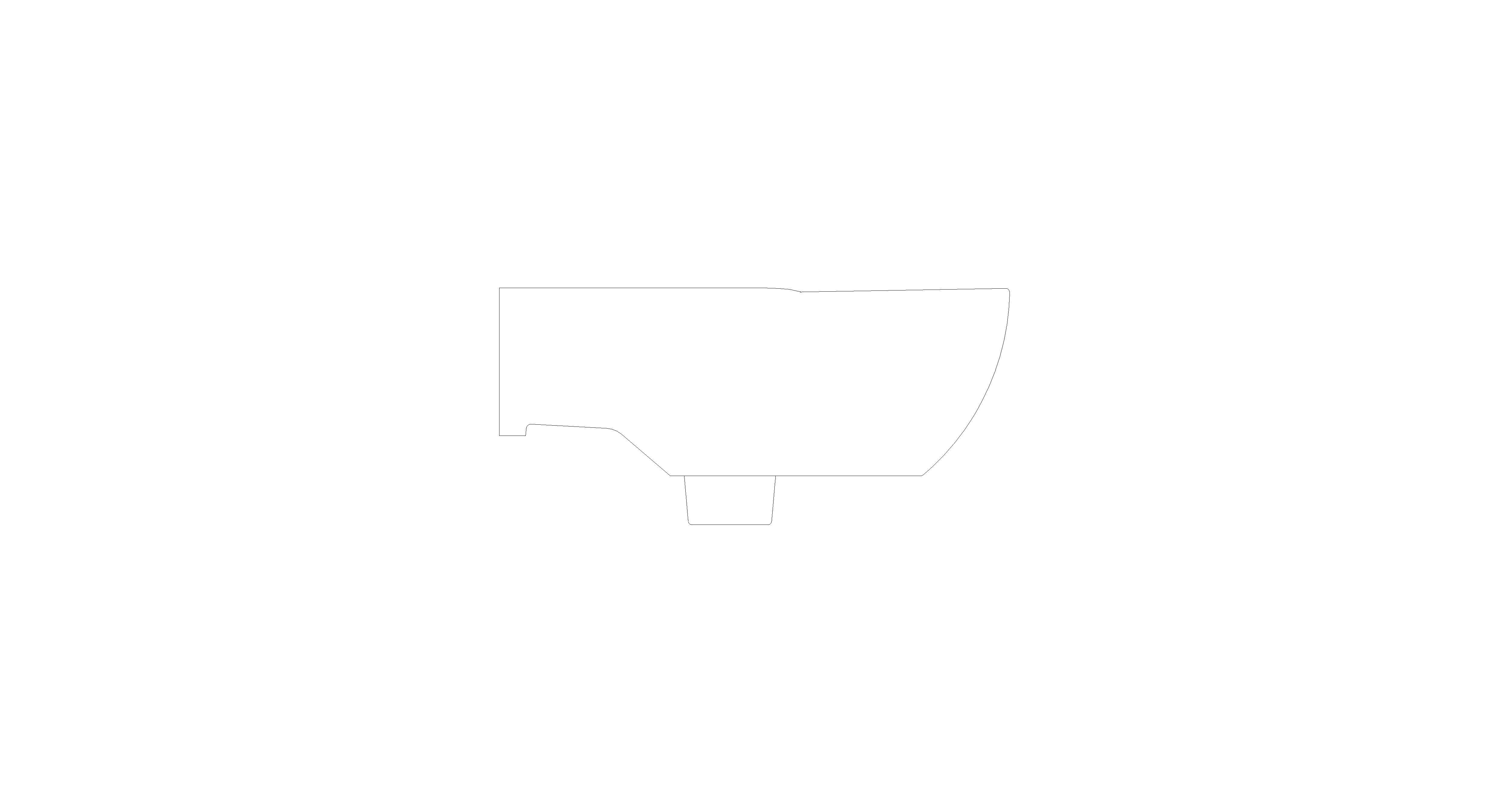 bimstore side image of American Standard - NEW CODIE-S Low Weight 430mm W/H Lava WT - CL0948I-6DAB